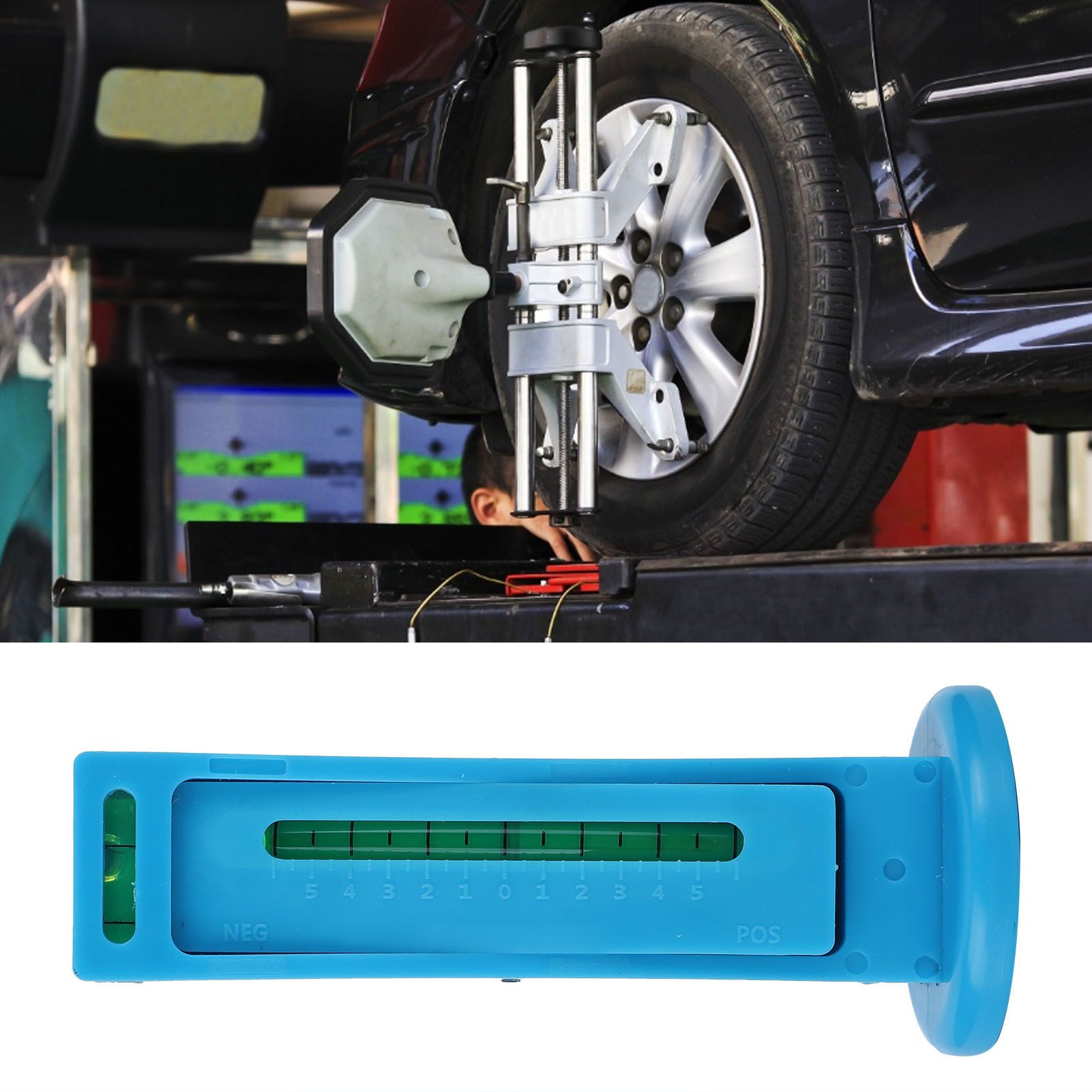 4 Wheel Positioning Magnetic Level Gauge Car Truck Camber Castor Adjustable view 9