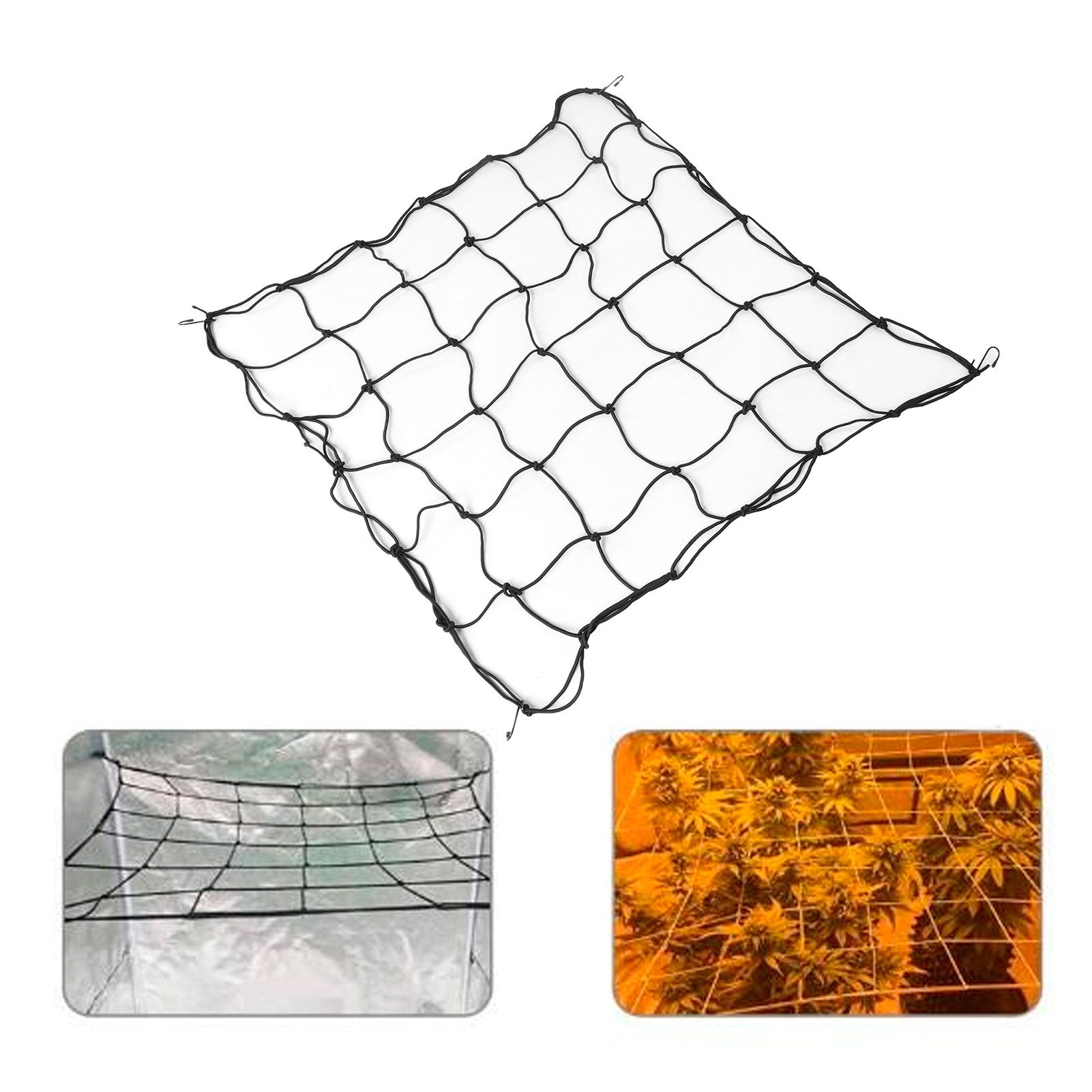 120x120CM Grow Tents Net Trellis Plant Support Climbing Net Greenhouse Indoor view 9