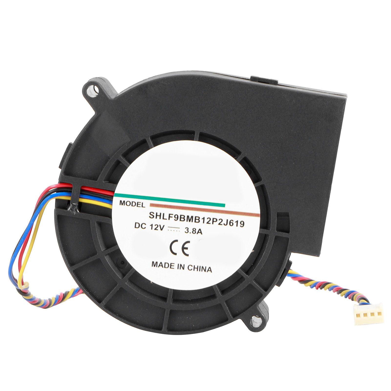 12V 3.8A 190CFM Centrifugal Blower Double Ball Bearing Air Blower Fan BBQ view 2