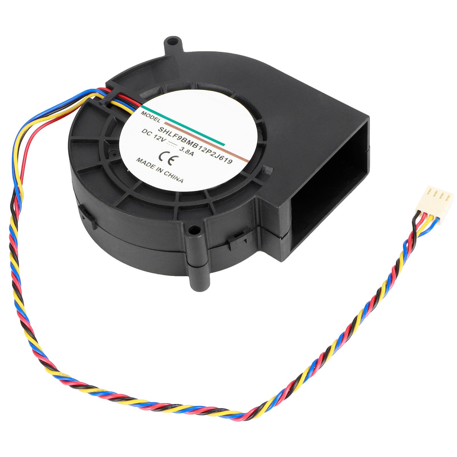 12V 3.8A 190CFM Centrifugal Blower Double Ball Bearing Air Blower Fan BBQ view 5