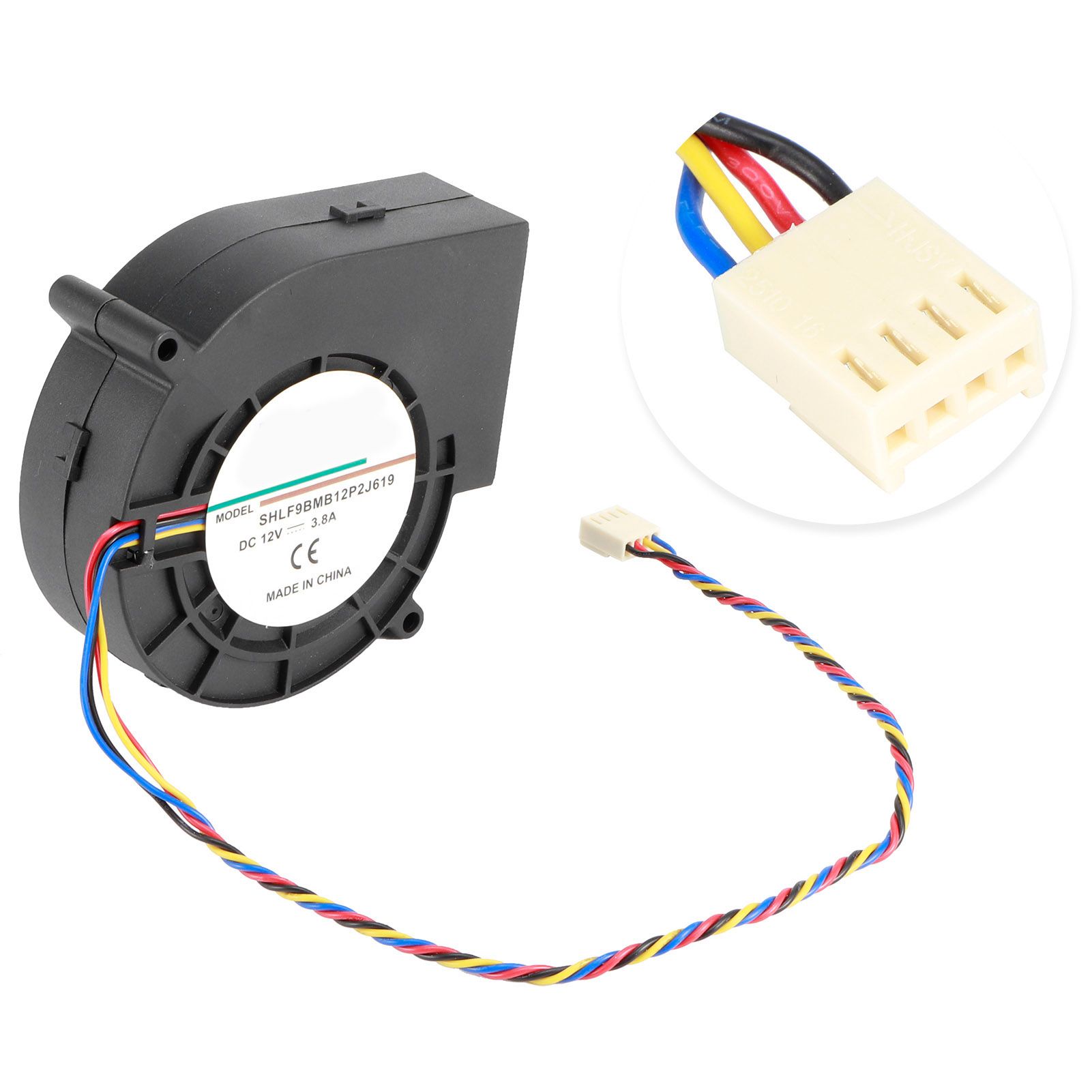 12V 3.8A 190CFM Centrifugal Blower Double Ball Bearing Air Blower Fan BBQ view 8