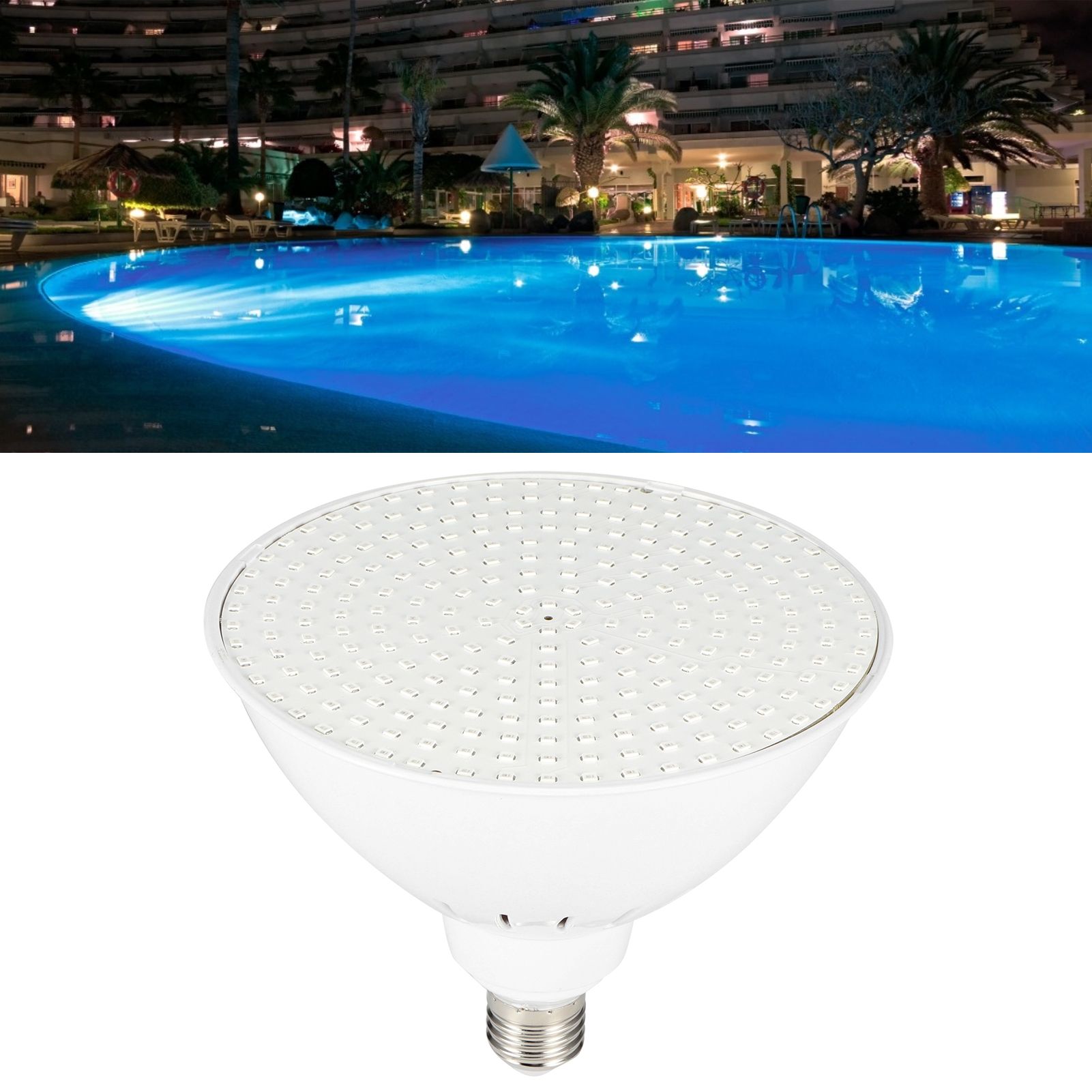E27 LED Swimming Pool Lights RGB Bulb Underwater Lamp Light Fixture for Yard 220V view 9