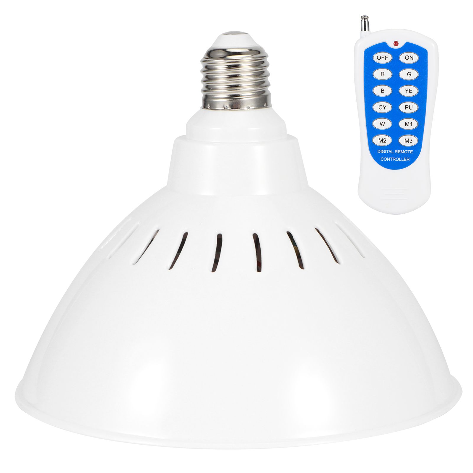 E27 LED Pool Light RGB Bulb Underwater Lamp with Remote Control for Swimming view 3