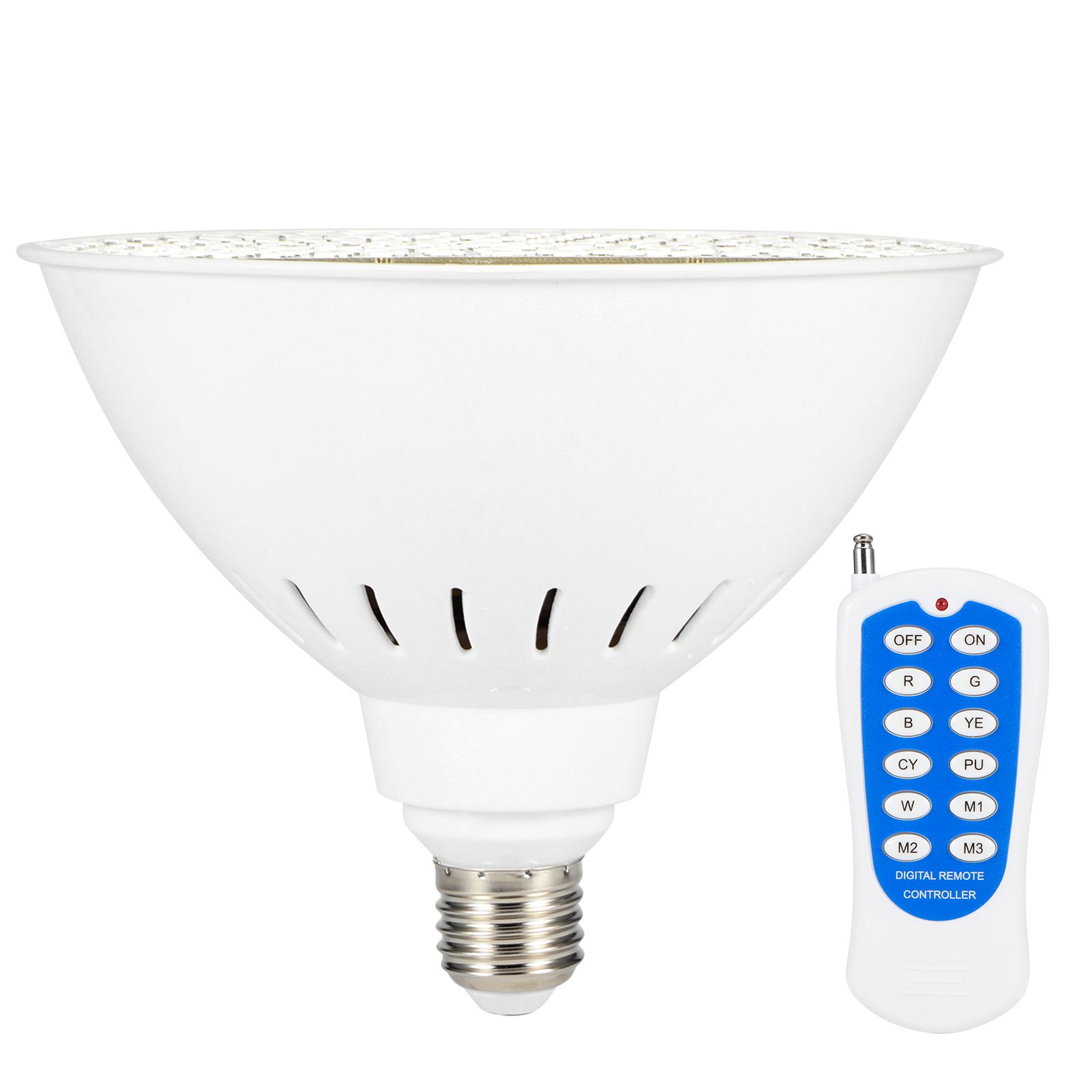 E27 LED Pool Light RGB Bulb Underwater Lamp with Remote Control for Swimming view 4