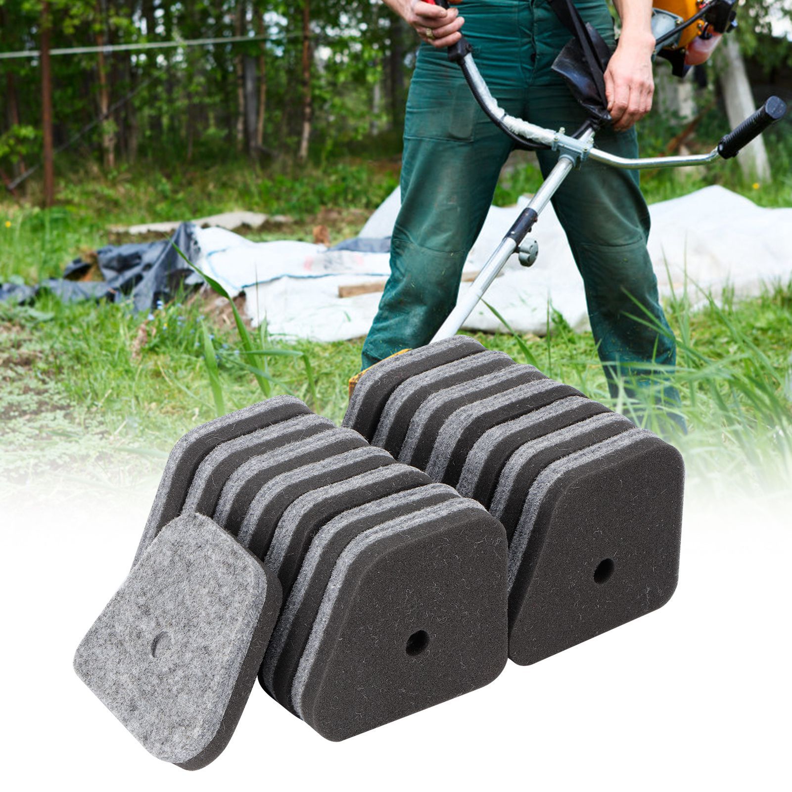 15Pcs Air Filter Replacement for STIHL FS90 110 130 R HT101/130/131 Trimmer view 10