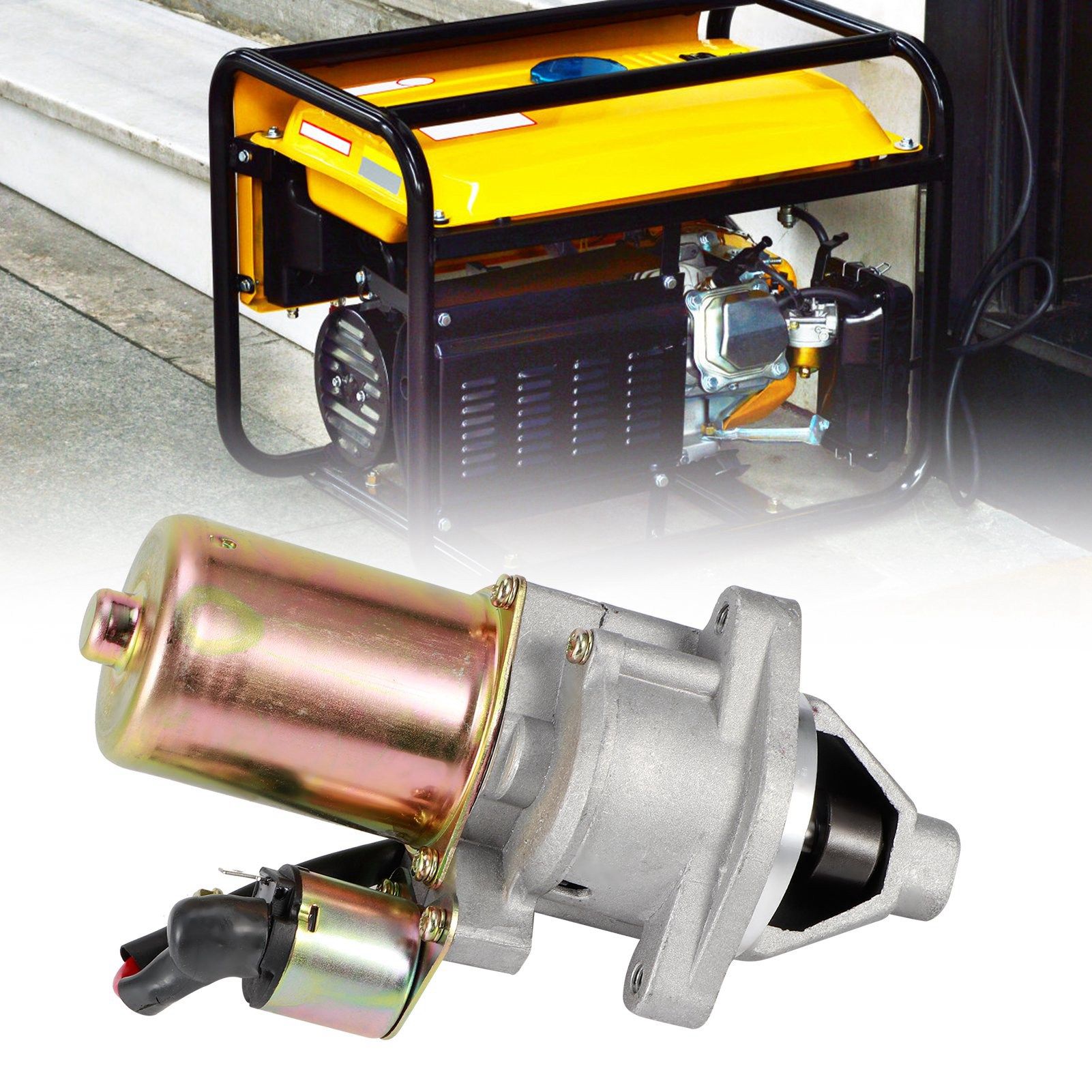 5‑6.5KW Starter Motor Replacement Fit for 188F/190F GX390/GX420 Engine view 9