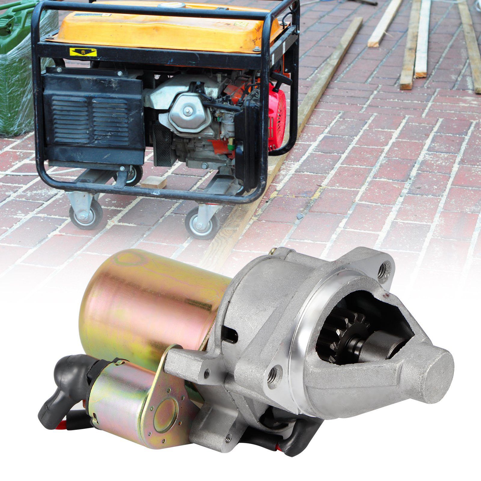 5‑6.5KW Starter Motor Replacement Fit for 188F/190F GX390/GX420 Engine view 10