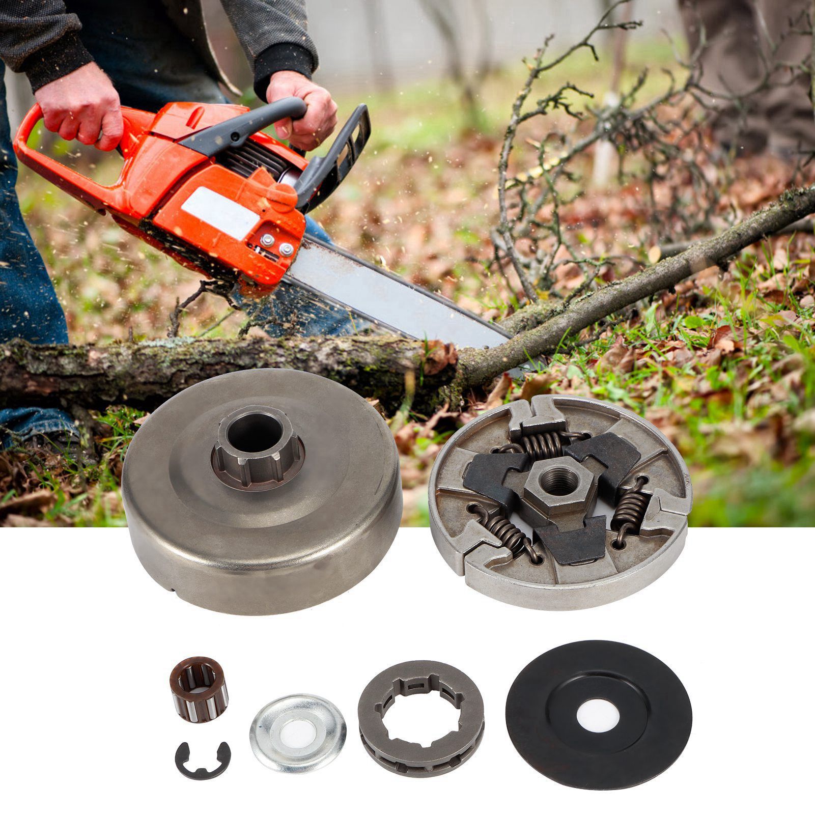 3/8in-7 Clutch Drum Rim Sprocket Assembly Kit for Stihl MS660 066 064 MS640 view 10