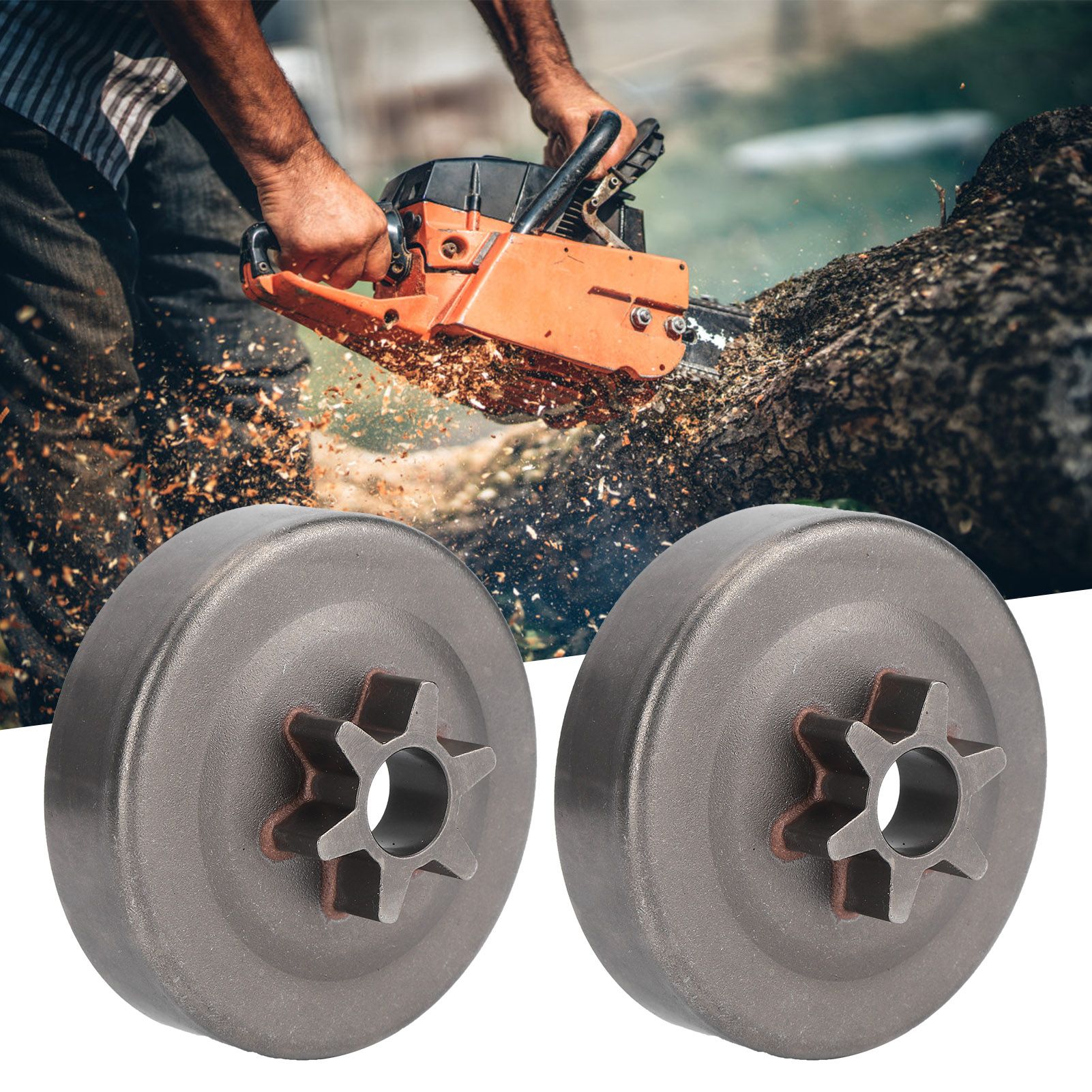 2 Set Clutch Drum Sprocket Kit Fit for STIHL 017 018 021 023 025 MS170 MS180 view 10