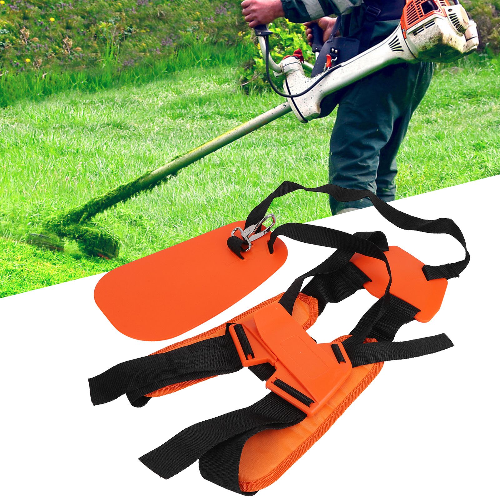 Adjustable Double Trimmer Shoulder Strap Mower Nylon Belt for Garden Brush view 9