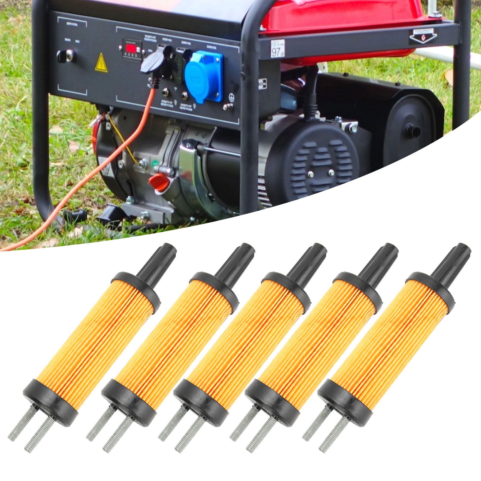 5PCS Generator Air Filter Fit for 186/188F/190F/192F Air Cooled Diesel Engine view 9