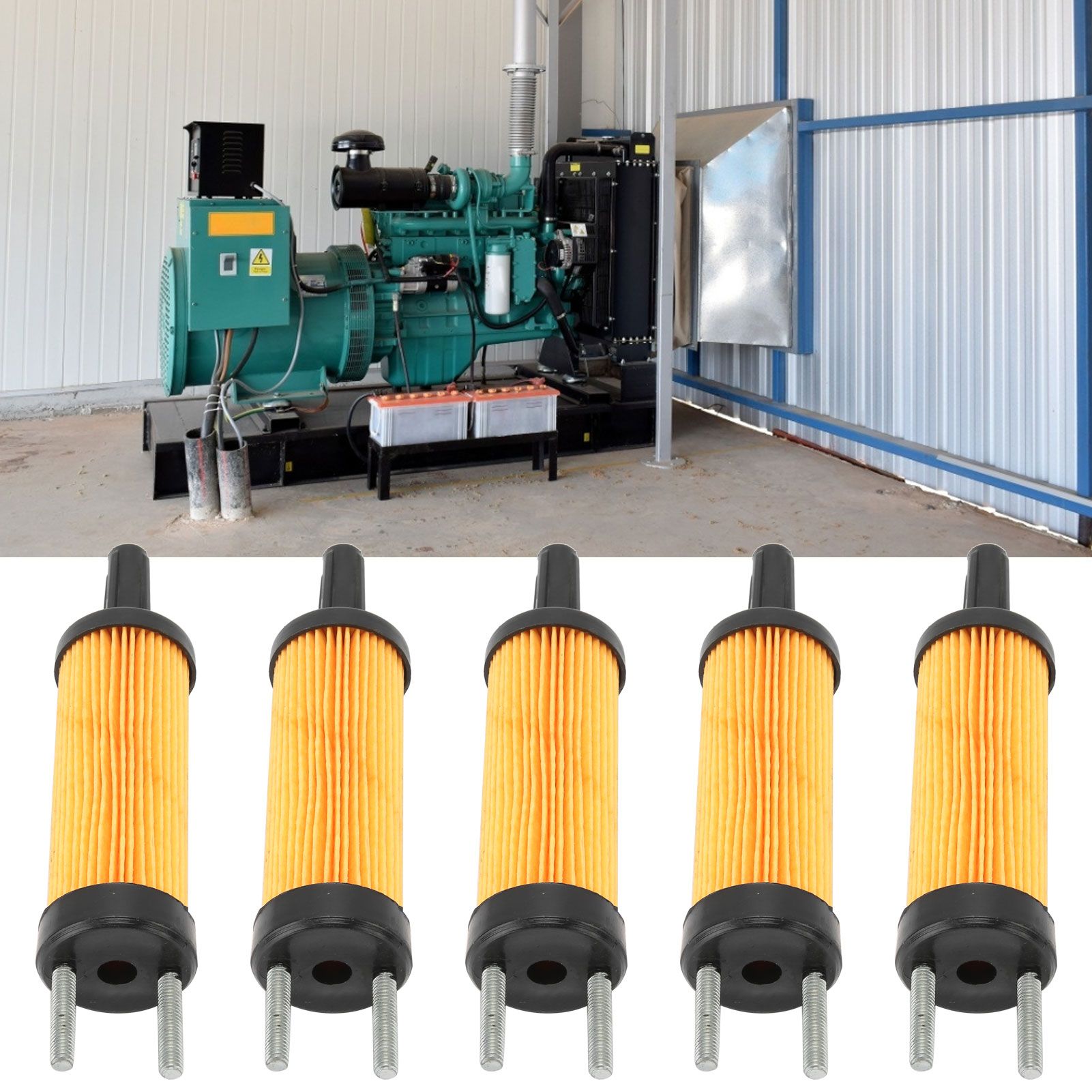 5PCS Generator Air Filter Fit for 186/188F/190F/192F Air Cooled Diesel Engine view 10