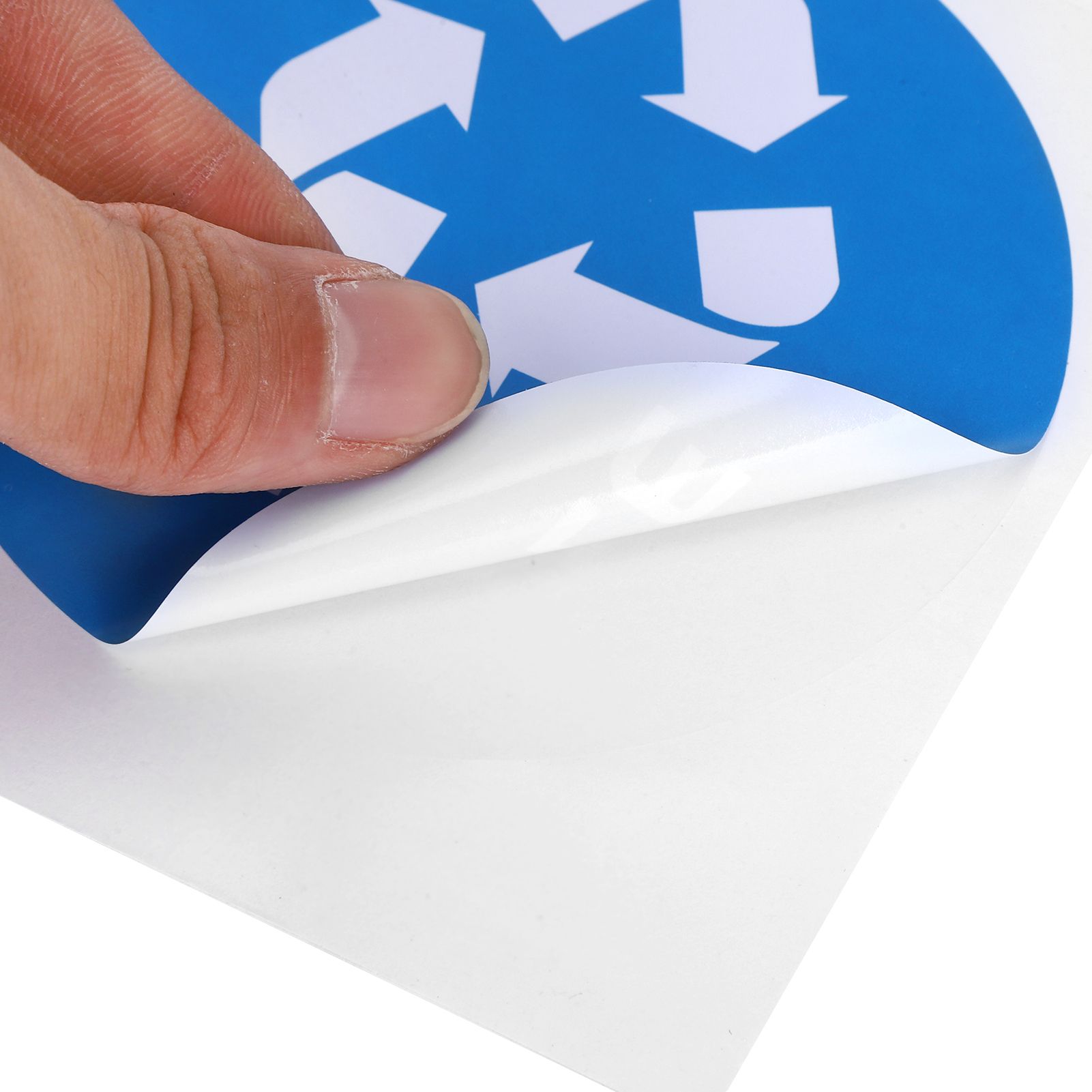 60Pcs/Set Round Recycle Trash Compost Sticker Decal for Trash Cans Garbage view 11