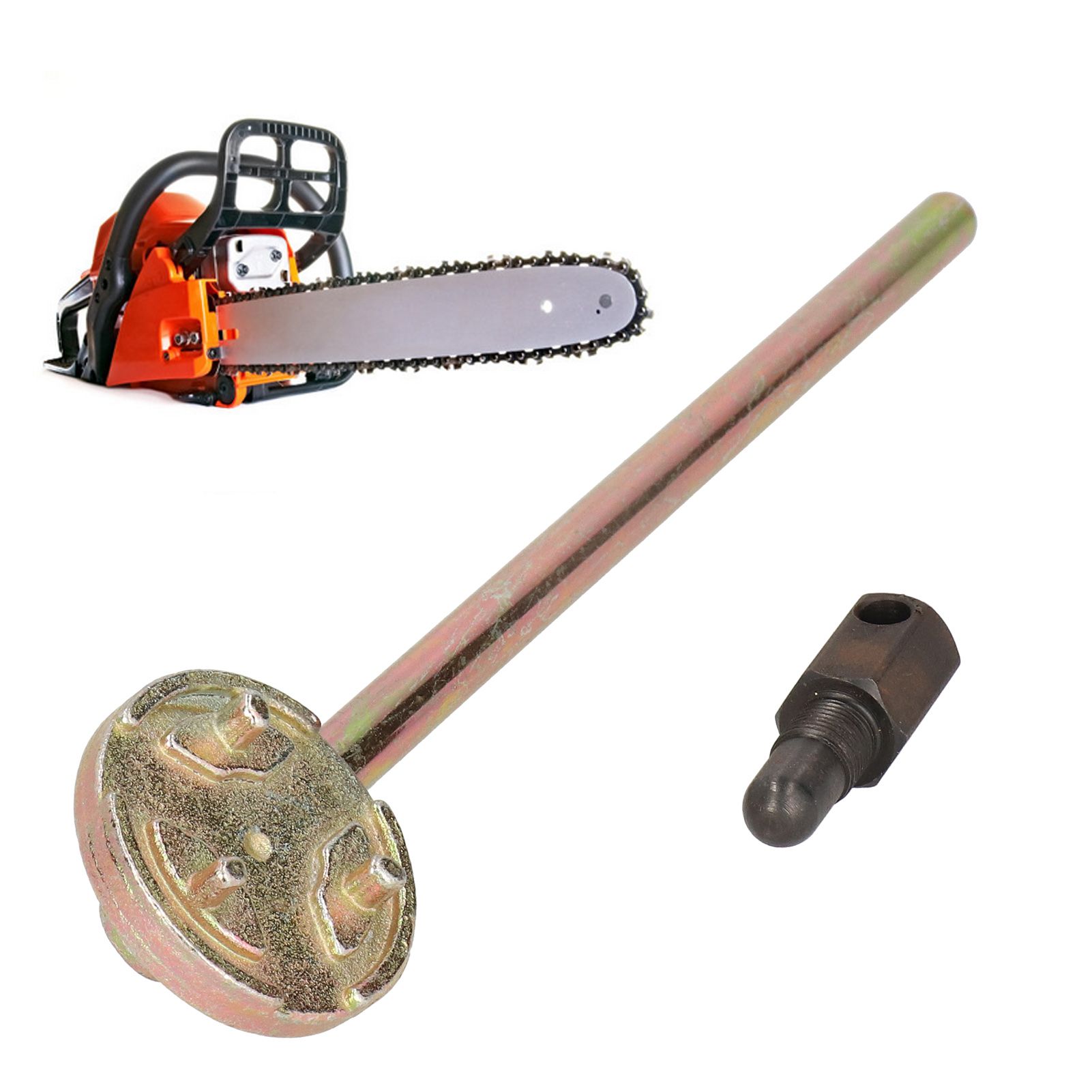 Zine Alloy Chainsaw Flywheel Removal Piston Stop Tool for Poulan Chain Saw view 9