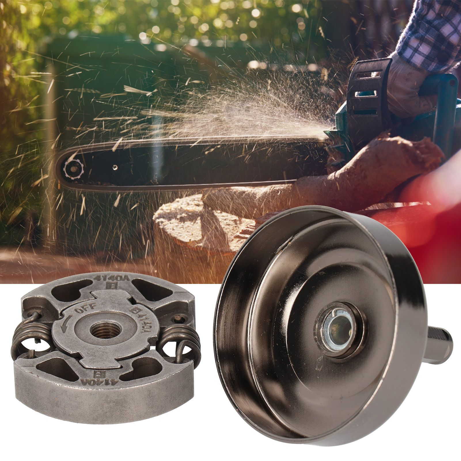 Clutch Drum Kit Replacement for Stihl FS38 FS40 FS45 FS46 FS50 FS55 FS56 FS70 view 9