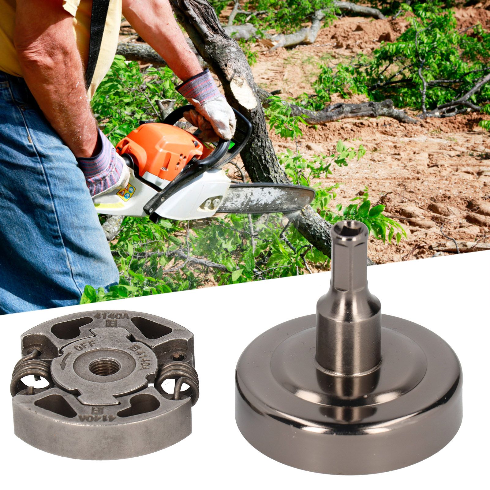 Clutch Drum Kit Replacement for Stihl FS38 FS40 FS45 FS46 FS50 FS55 FS56 FS70 view 10