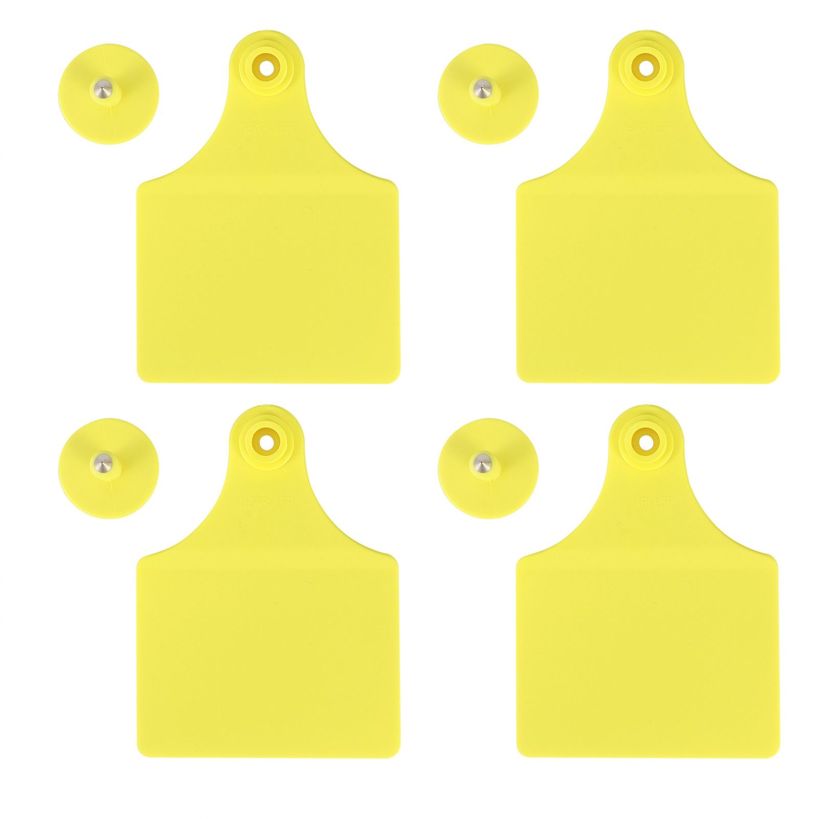 20 Set Livestock Identification Blank Ear Tag for Goats Sheep Cattle Cows Pigs view 8