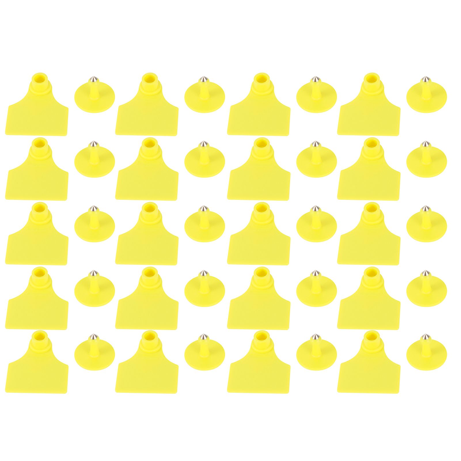 20 Set Livestock Identification Blank Ear Tag for Goats Sheep Cattle Cows Pigs view 2