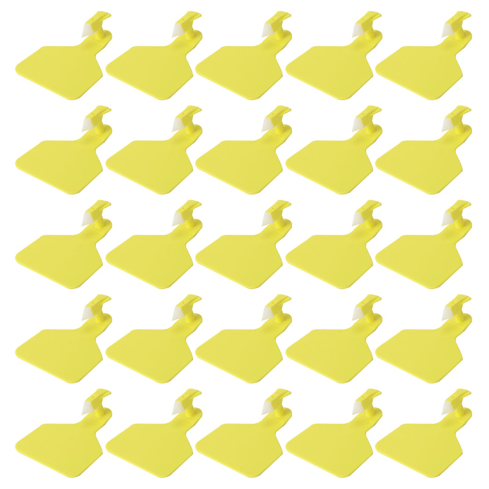 25PCS Livestock Cow Cattle Blank OnePiece Ear Tag Signs without Word Farm view 3