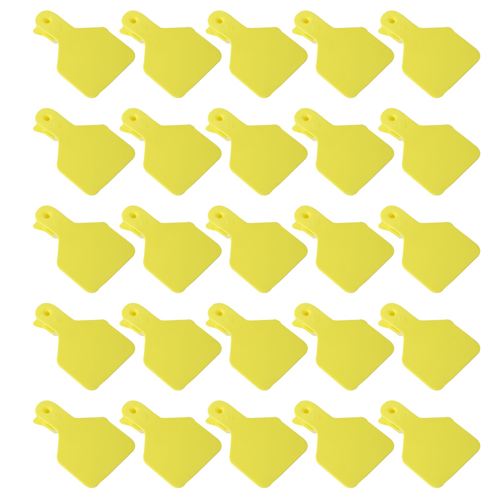 25PCS Livestock Cow Cattle Blank OnePiece Ear Tag Signs without Word Farm view 7
