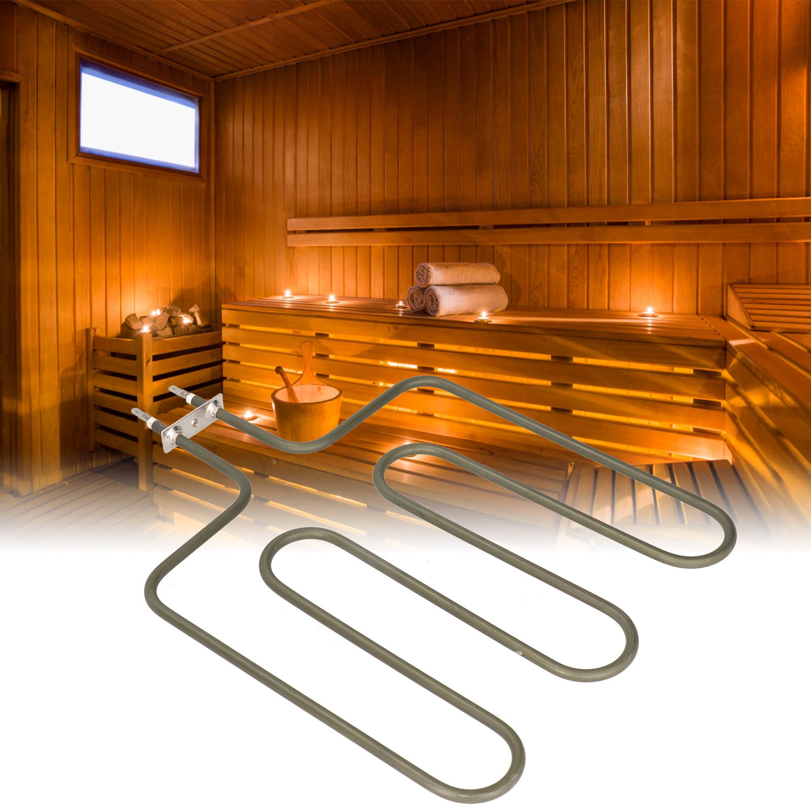 1.5KW Stainless Steel Sauna Heater Tube Heating Element for 4.5KW Sauna Stove view 9