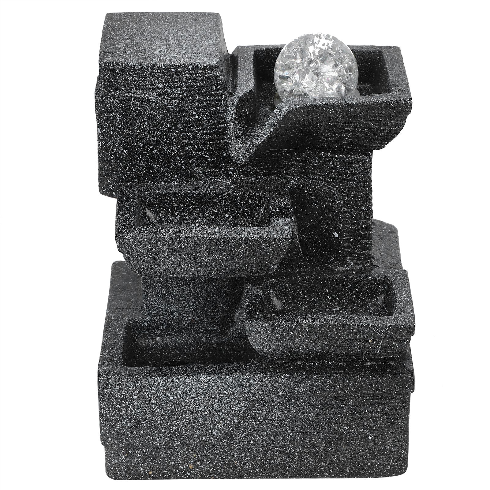 Tabletop Rockery Water Fountain Ornament for Indoor Feng Shui Home Office view 3