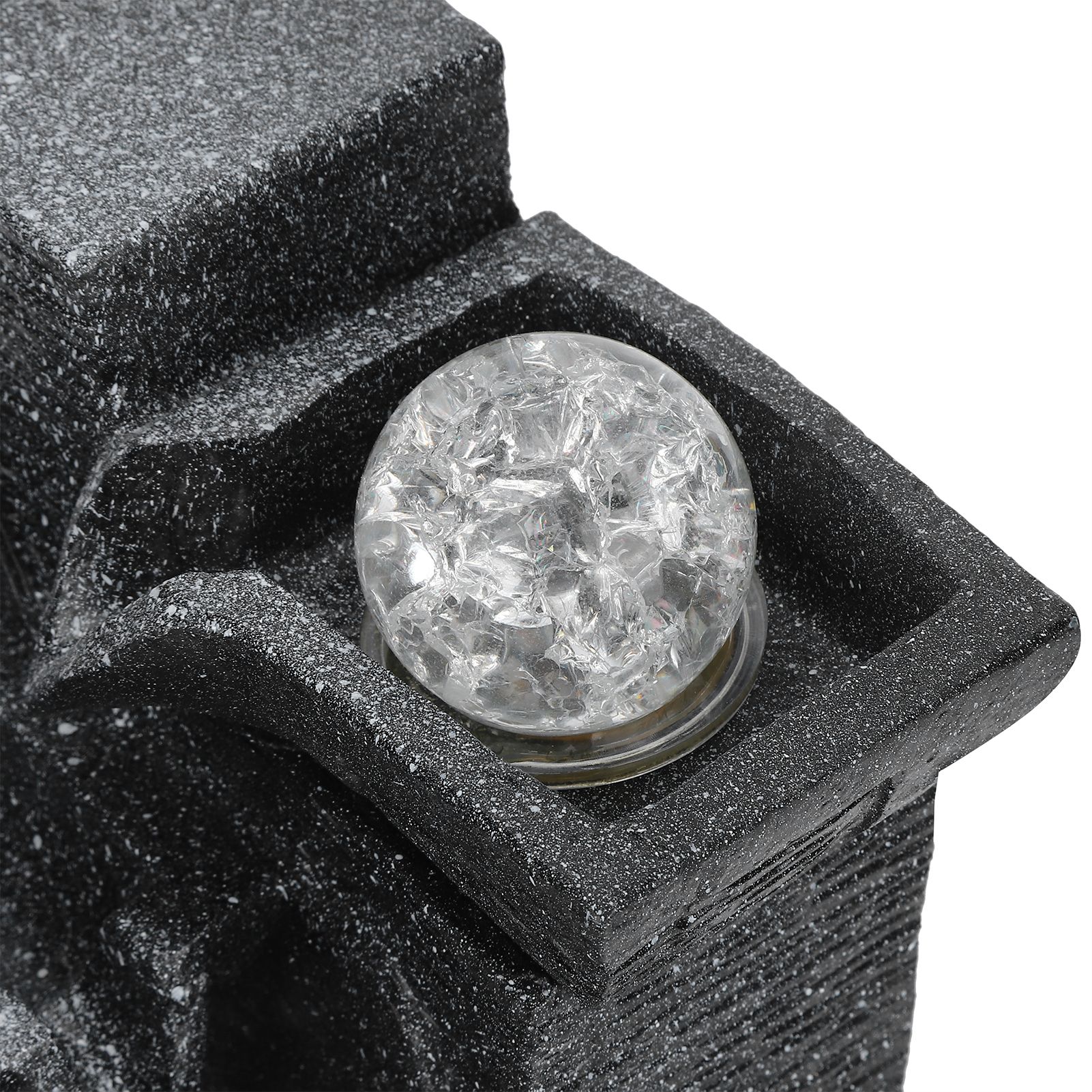 Tabletop Rockery Water Fountain Ornament for Indoor Feng Shui Home Office view 12