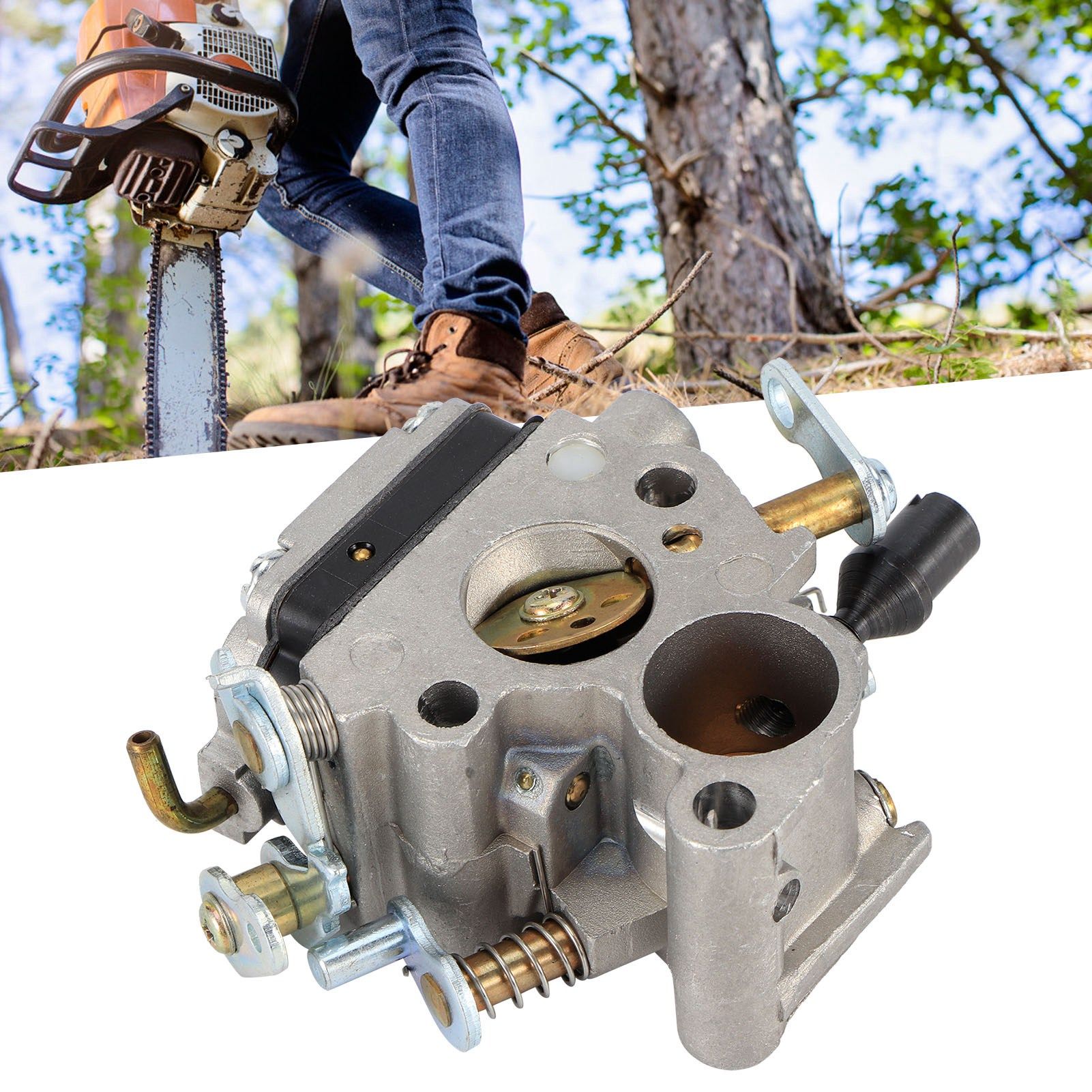 Aluminum Alloy Carburetor Carb Replacement Fit for HUSQVARNA 135 140 435 435e view 10