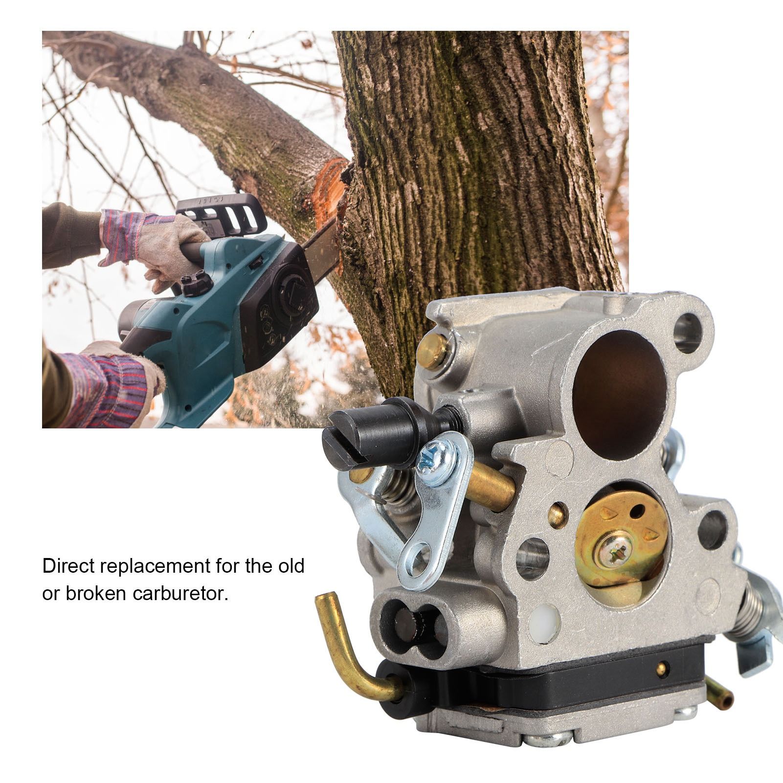 Aluminum Alloy Carburetor Carb Replacement Fit for HUSQVARNA 135 140 435 435e view 12