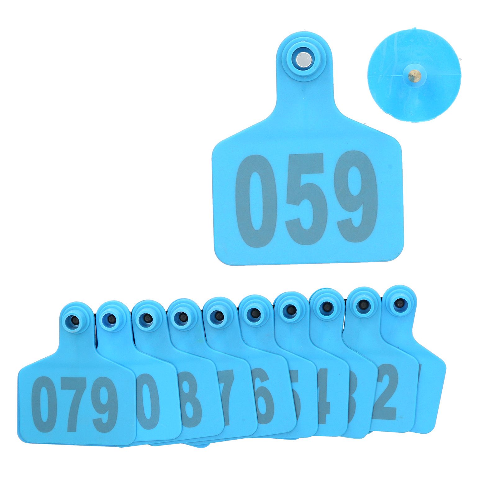 001‑100 Number Plastic Tag Livestock Animal Ear Tag for Marking Cattle Cows view 3