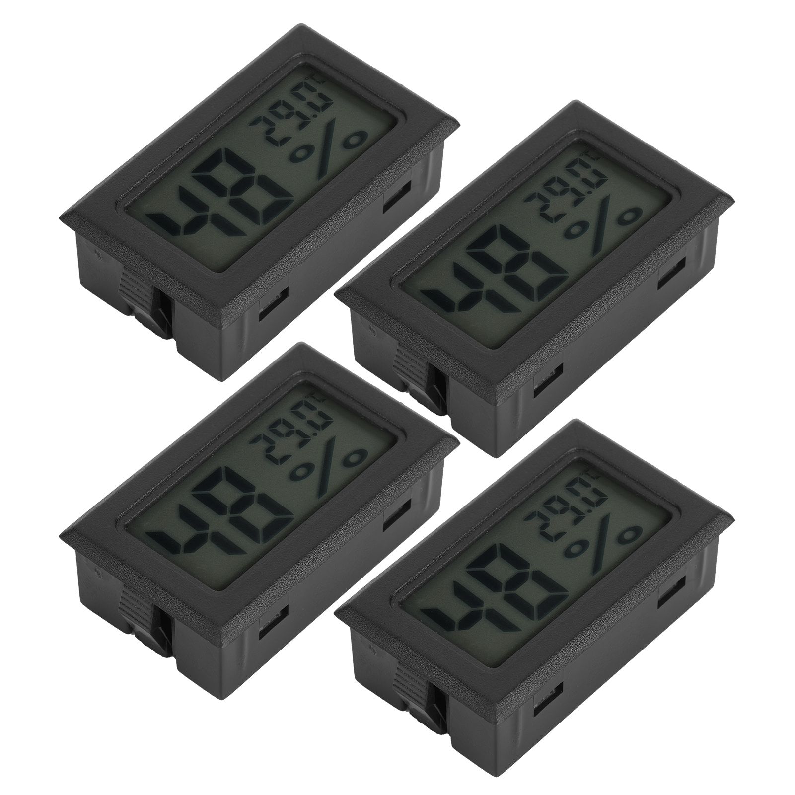 4PCS Mini Embedded Digital Temperature Humidity Meters Gauge Indoor view 3