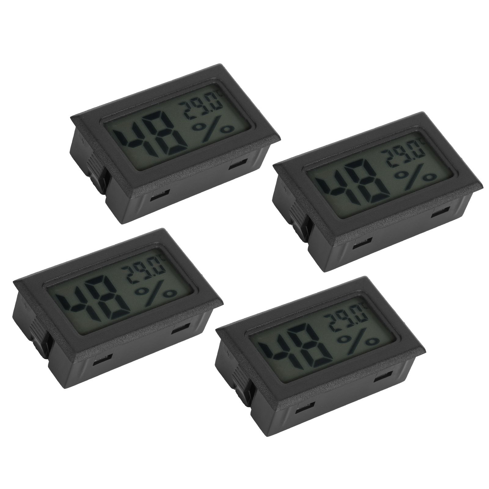 4PCS Mini Embedded Digital Temperature Humidity Meters Gauge Indoor view 8