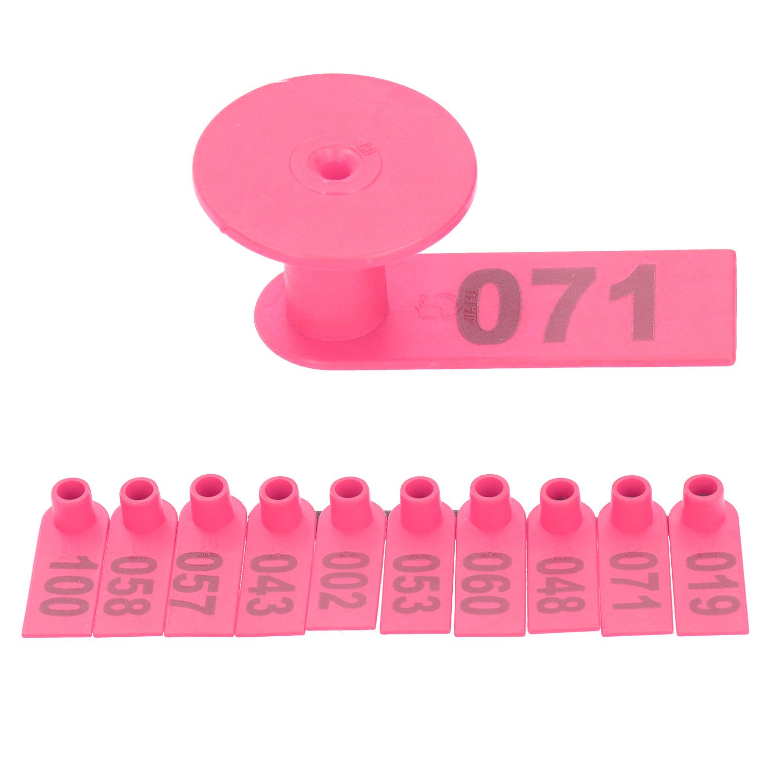 Numbered Ear Tag Marks Labels for Sheep Goats Farm Animal Livestock Feeding — image 1