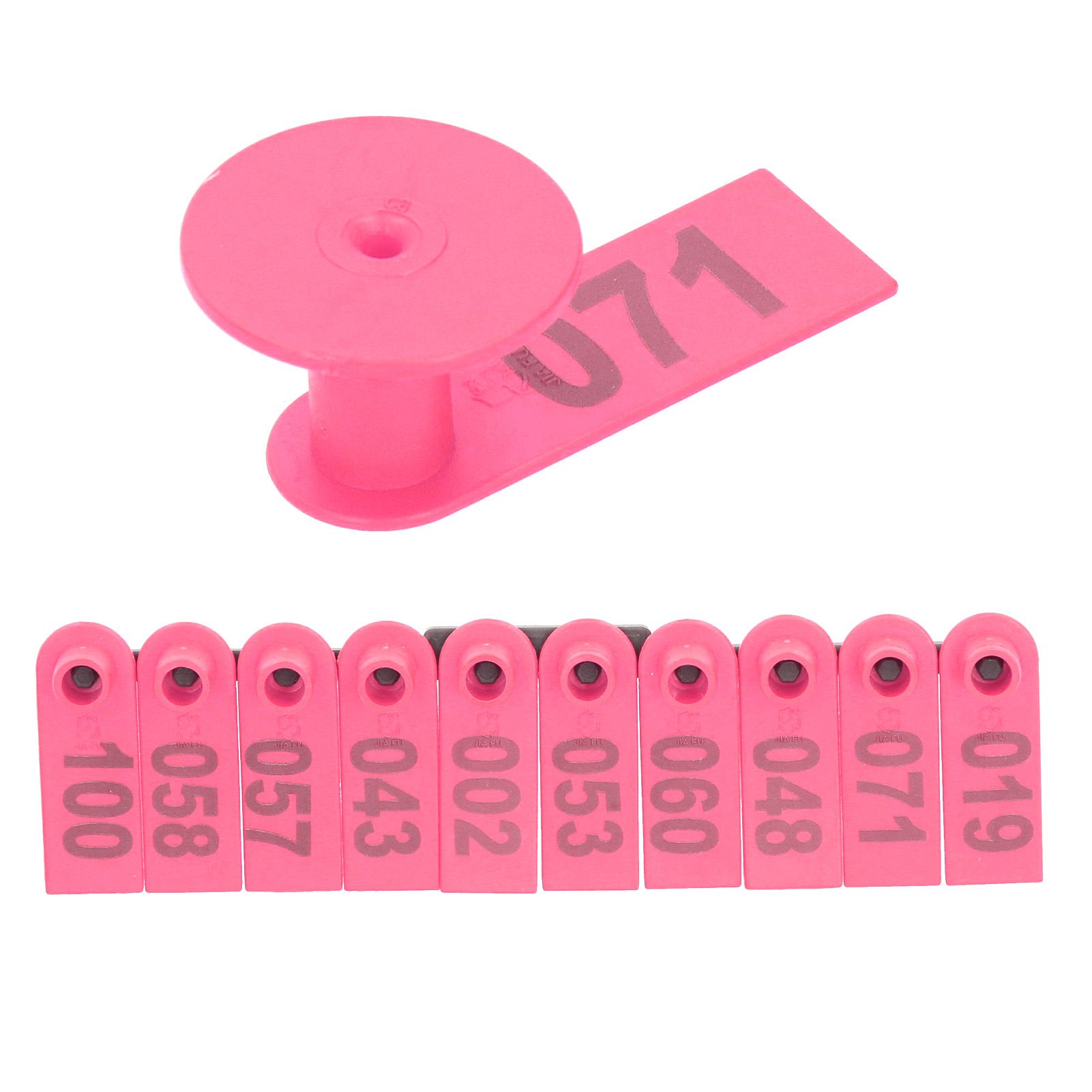 Numbered Ear Tag Marks Labels for Sheep Goats Farm Animal Livestock Feeding view 3