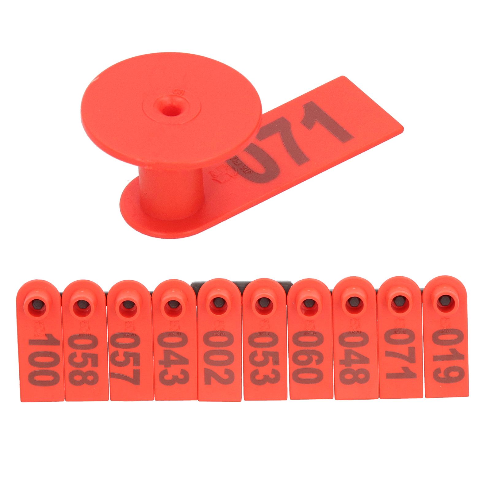 Numbered Ear Tag Marks Labels for Sheep Goats Farm Animal Livestock Feeding view 3