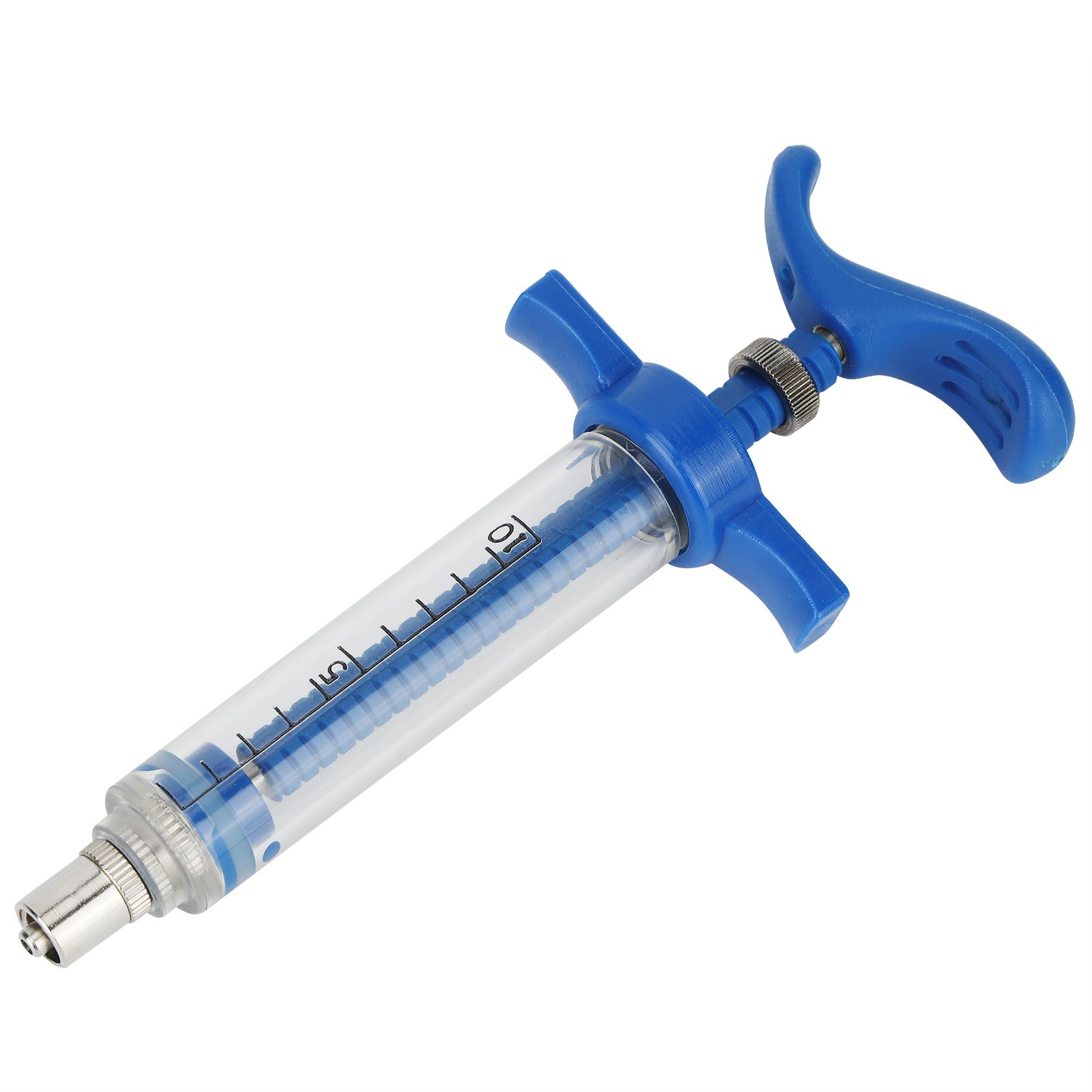Plastic Steel Syringe Animal Injector Syringe Accessories Animal Nursing view 4
