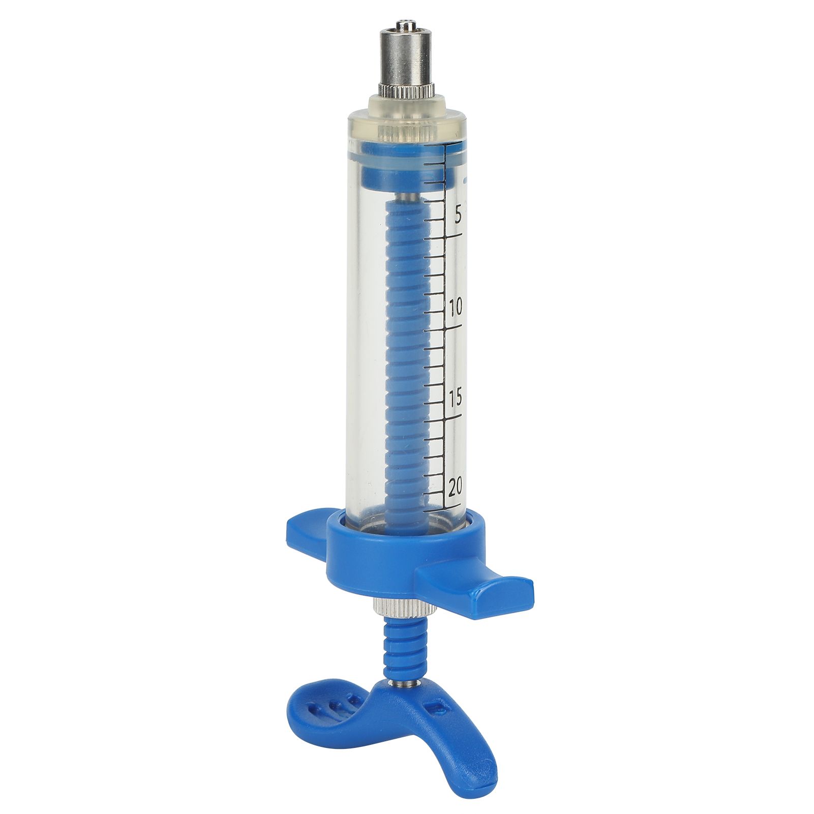 Plastic Steel Syringe Animal Injector Syringe Accessories Animal Nursing view 3