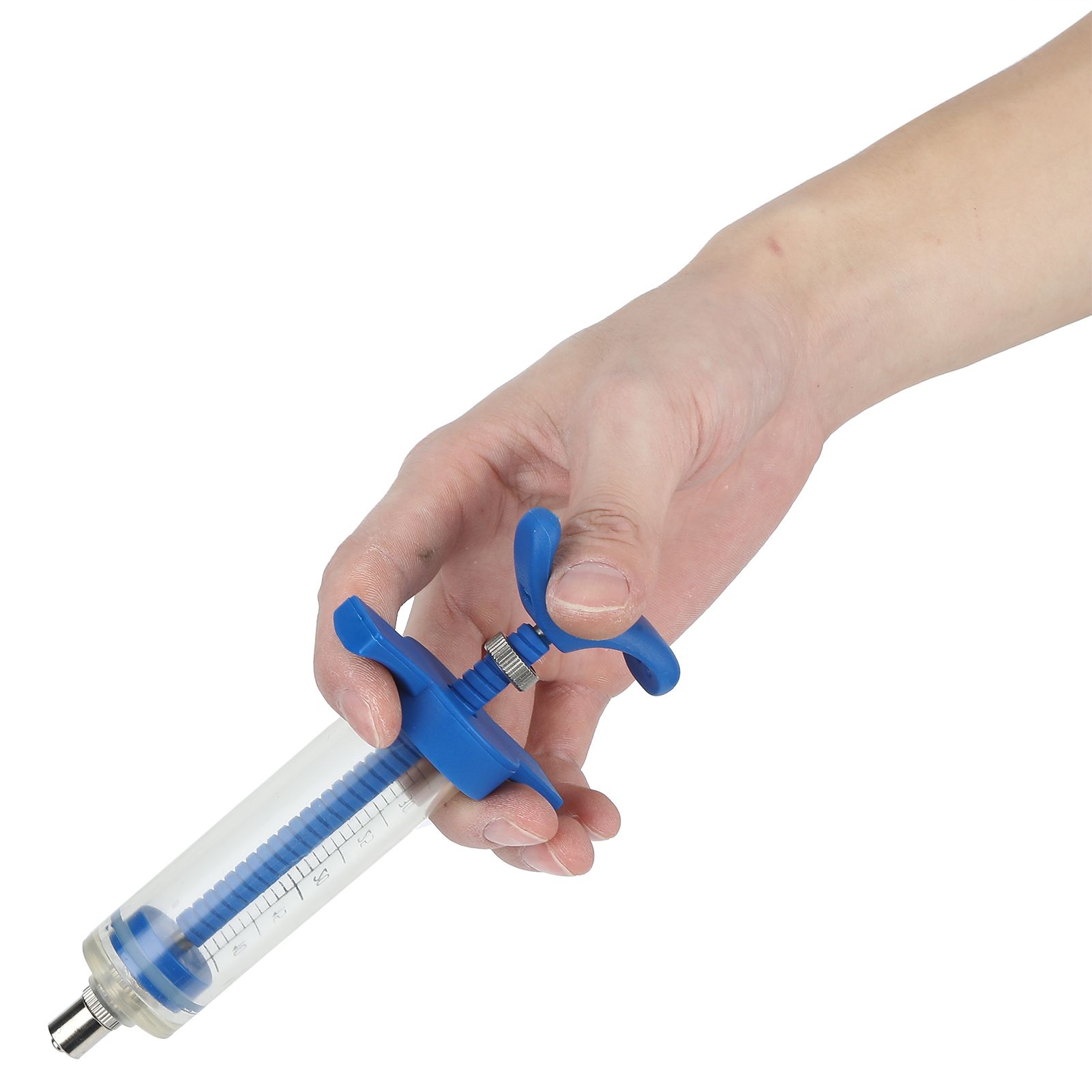 Plastic Steel Syringe Animal Injector Syringe Accessories Animal Nursing view 8