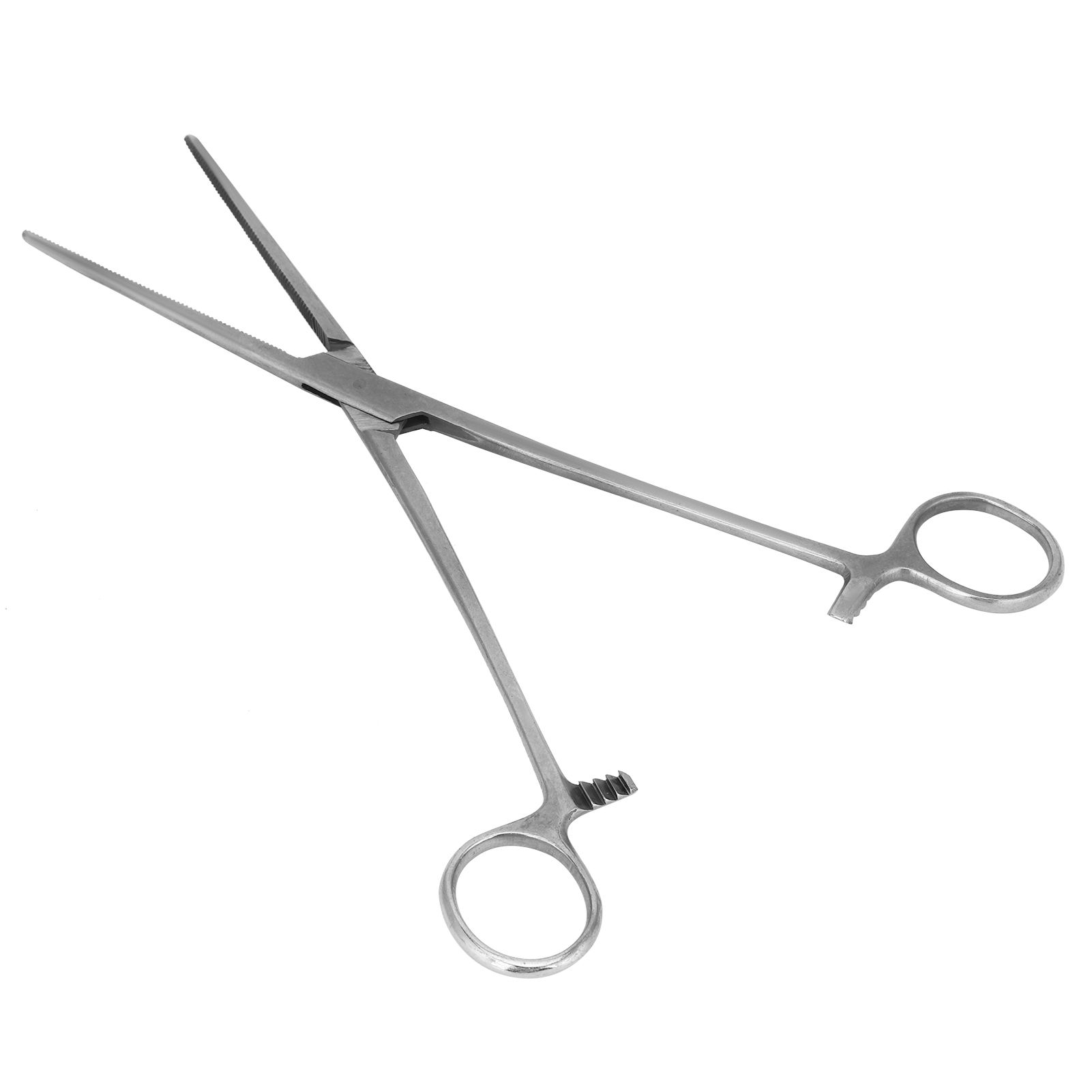 22cm/8.7in Haemostatic Hemostat Forceps Portable Stainless Steel Pliers Hair view 3