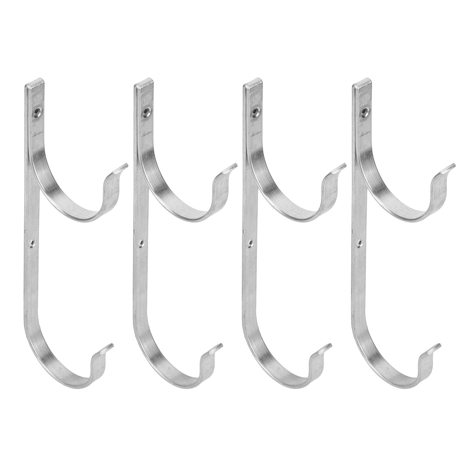 4pcs Aluminum Alloy Hook Clothes Towel Hanger Organizer Supplies for Swimming view 3