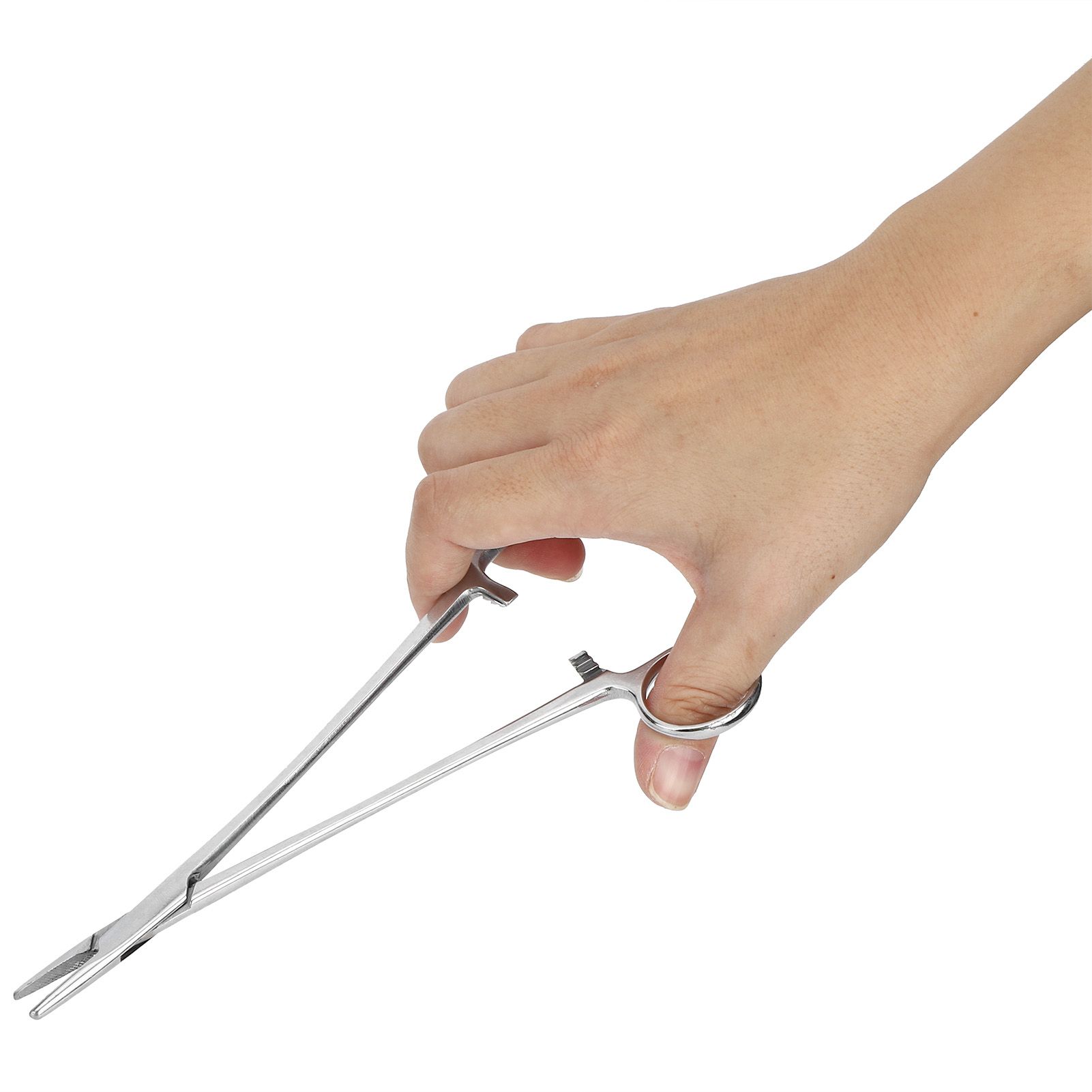 18cm Needle Clamp Holder Stainless Steel Stitching Forceps Surgical Pliers for view 8