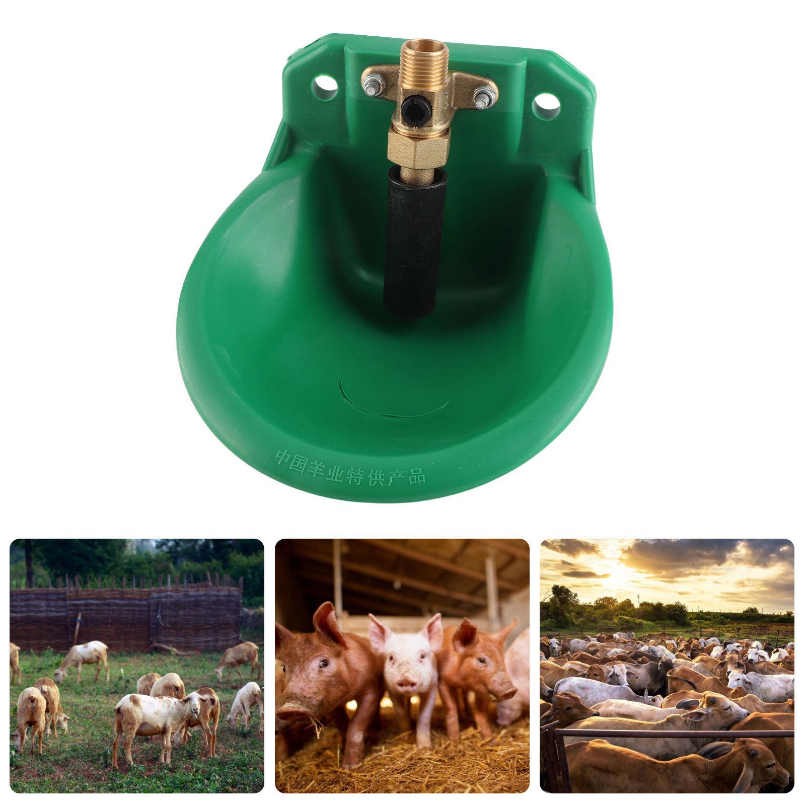 Cattle Copper Valve Automatic Water Bowl Sheep Pigs Water Drinking Bowl Cup view 9