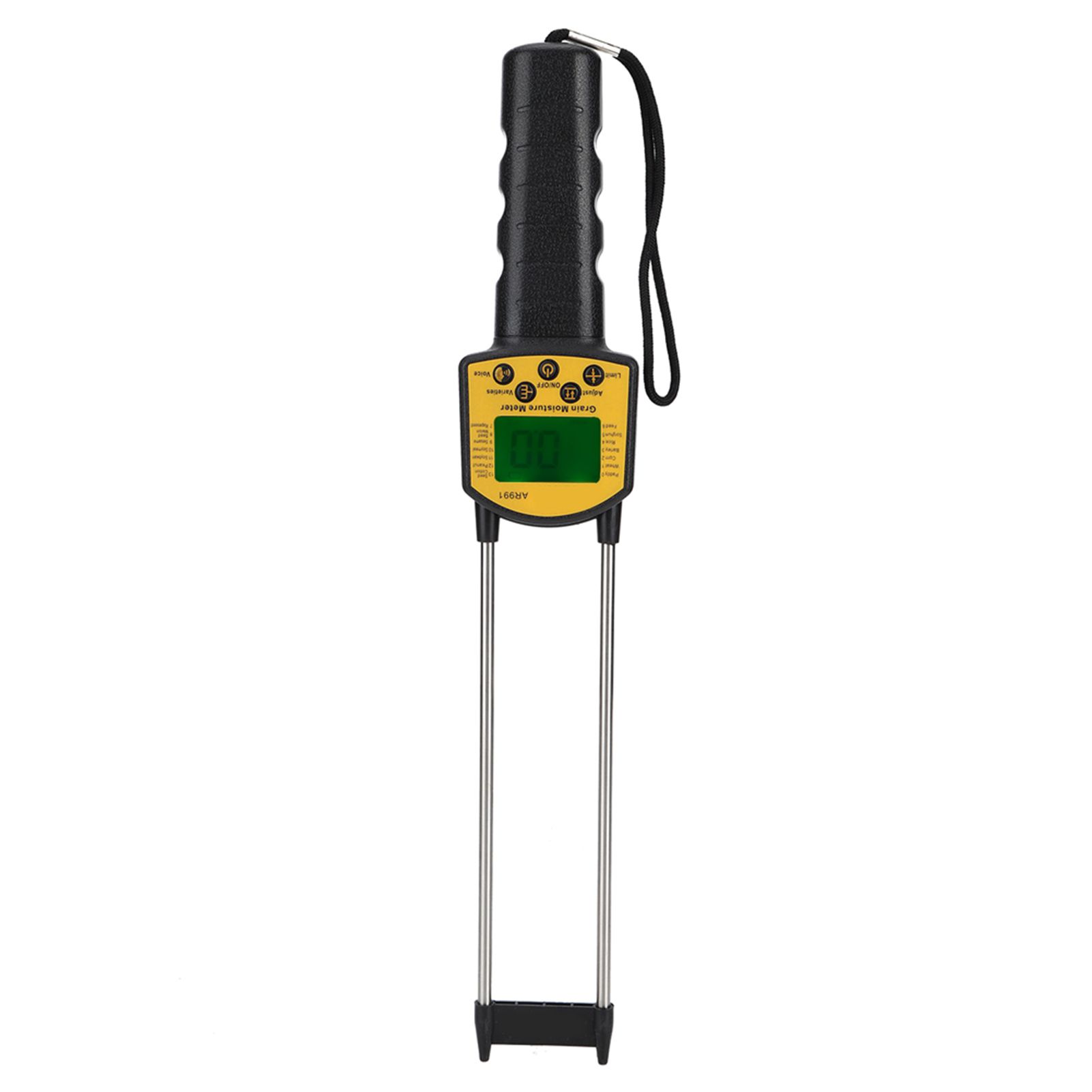 Digital LCD Grain Moisture Meter Corn Stalks Rice Soybean Water Content Analyzer view 2
