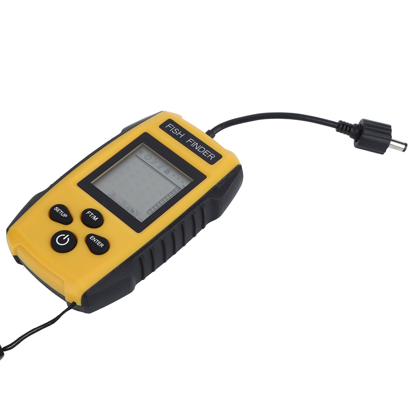 Portable HandHeld Wired Sonar Sensor Ultrasonic Fish Finder Detector Fishing view 7