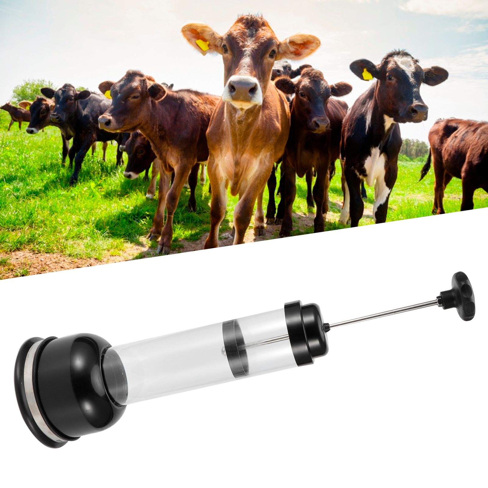 Calf Assisted Breathing Pump Newborn Calf Sputum Suction Equipment Farm view 9