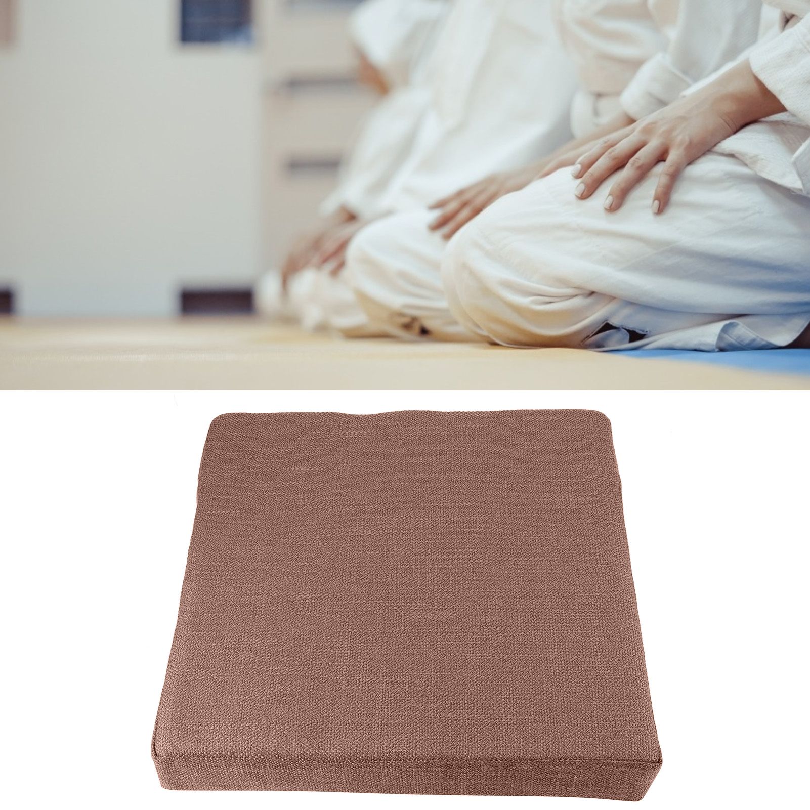 Household Square Soft Yoga Floor Cushion Removable Washable Meditation Mat view 9
