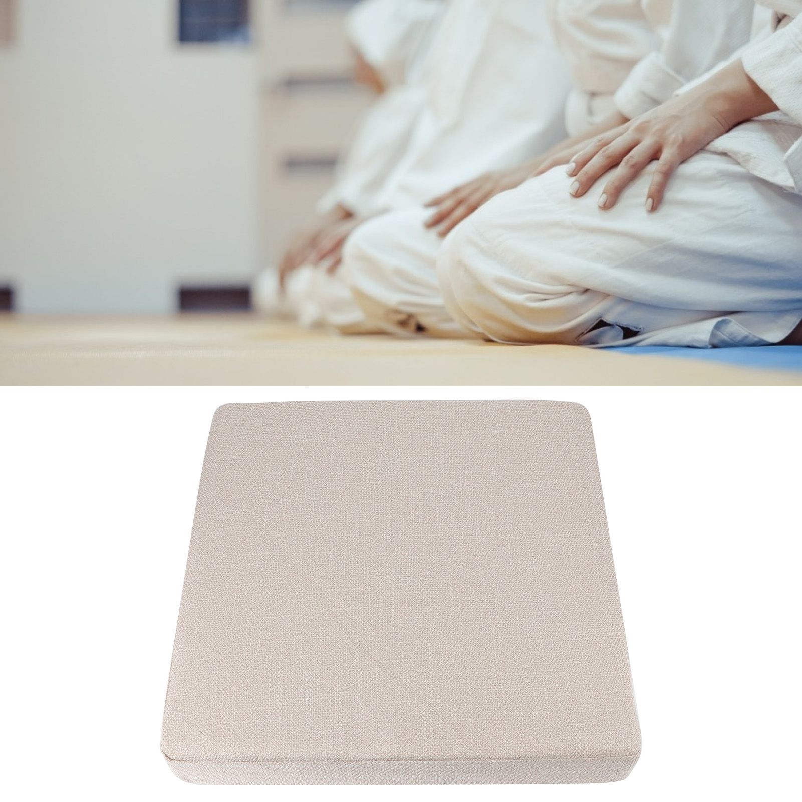 Household Square Soft Yoga Floor Cushion Removable Washable Meditation Mat view 9