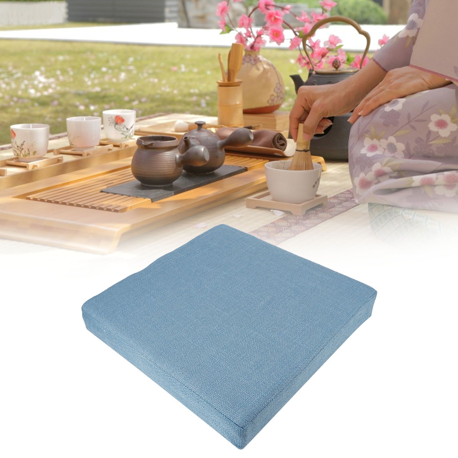 Household Square Soft Yoga Floor Cushion Removable Washable Meditation Mat view 10