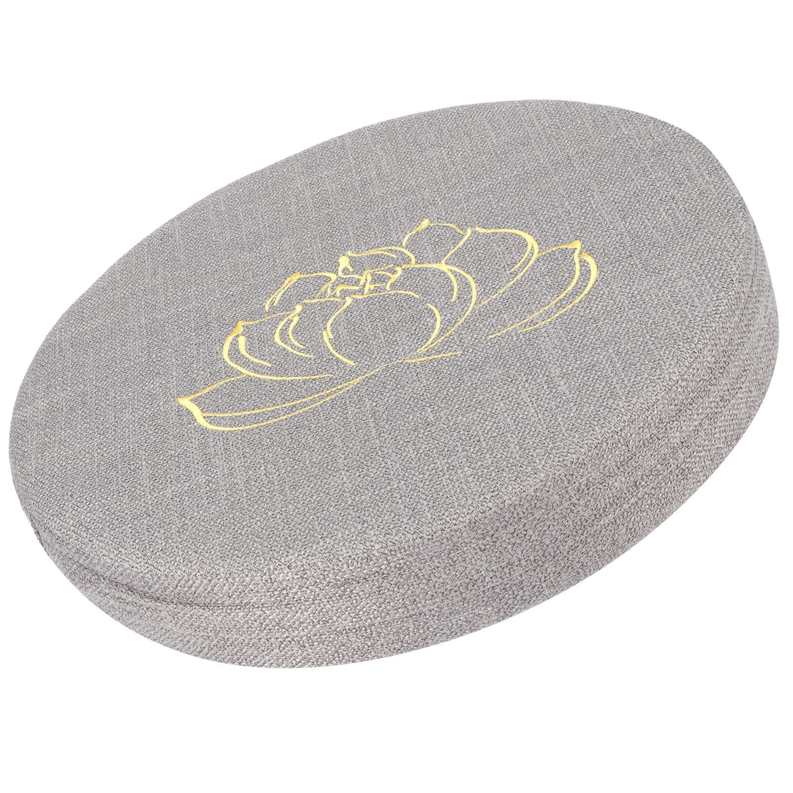Embroidery Linen Cushion Thickened Round Straw Yoga Mat Home Balcony Seating view 7
