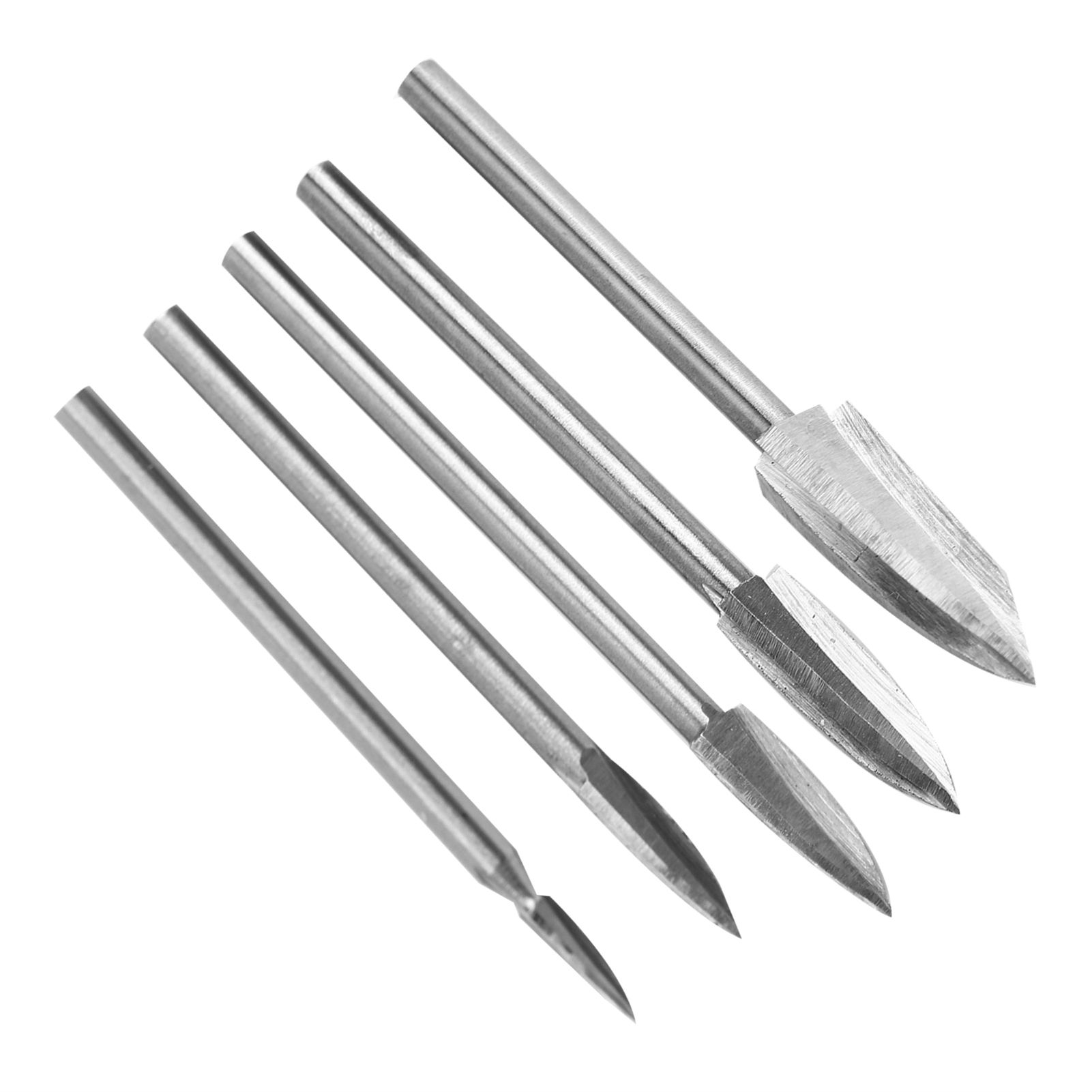 5PCS/Set Wood Engraving Tool Milling Cutter Root Carving Tools for DIY Woodworking